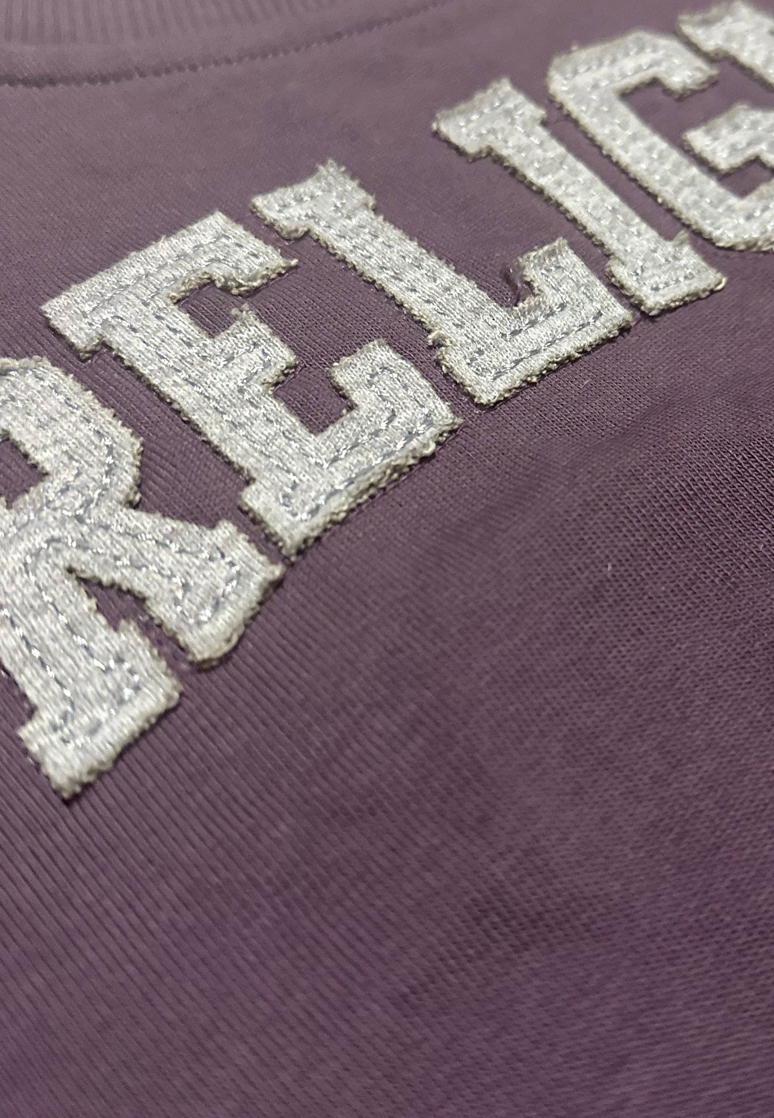 RELIGION GIRLS APPLIQUÉ OVERSIZED SWEATSHIRT MAUVE