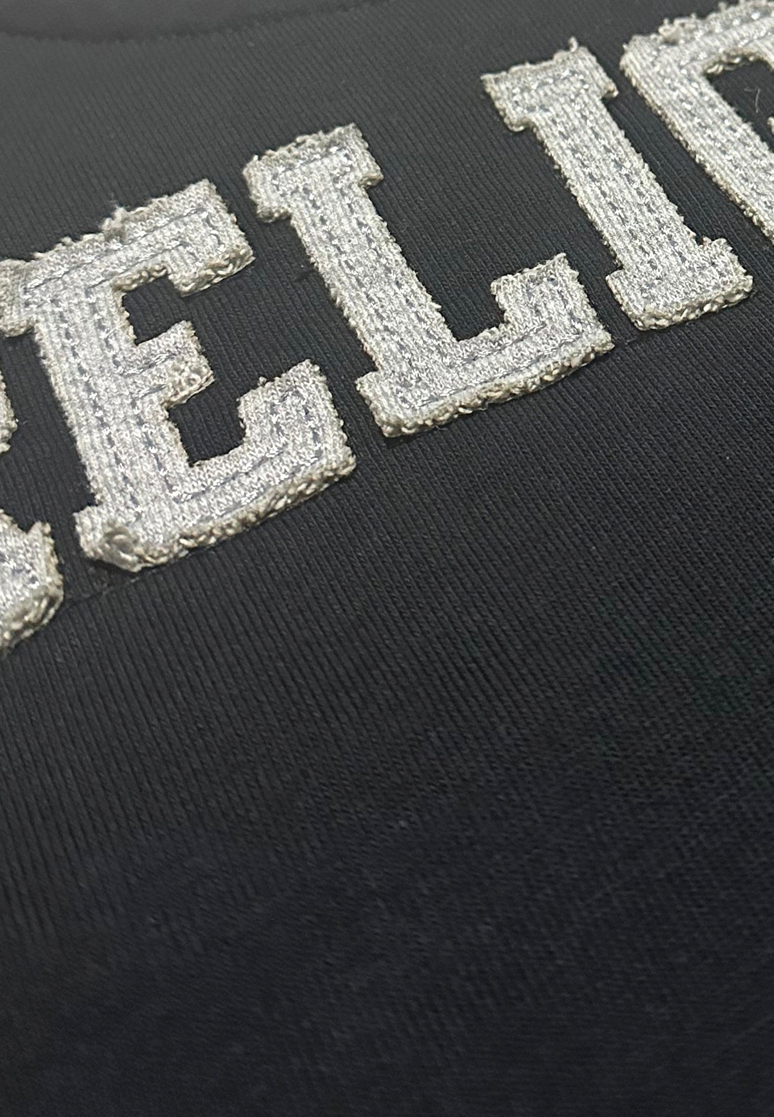 RELIGION GIRLS APPLIQUÉ OVERSIZED SWEATSHIRT BLACK