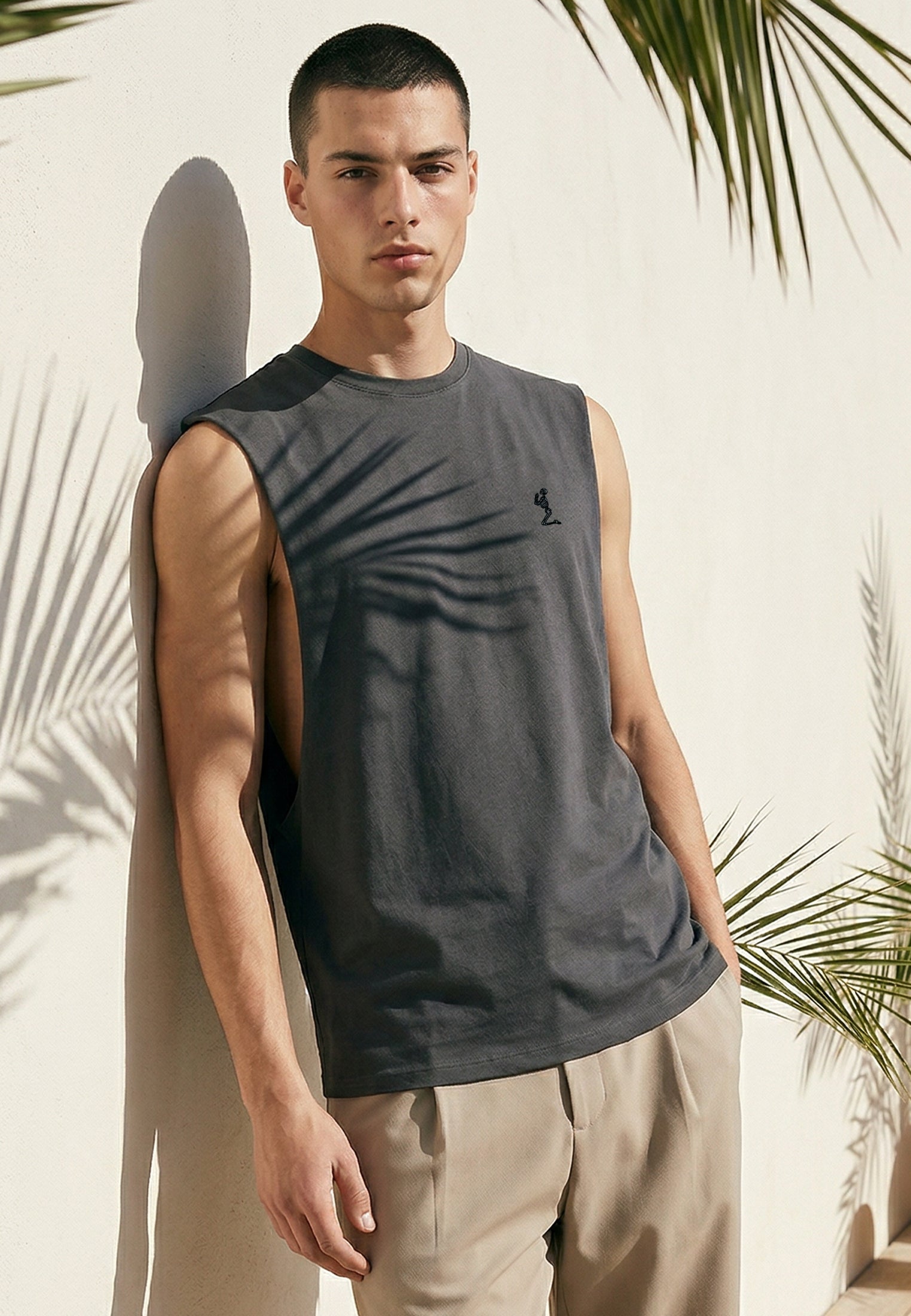 CUTAWAY VEST DARK METAL