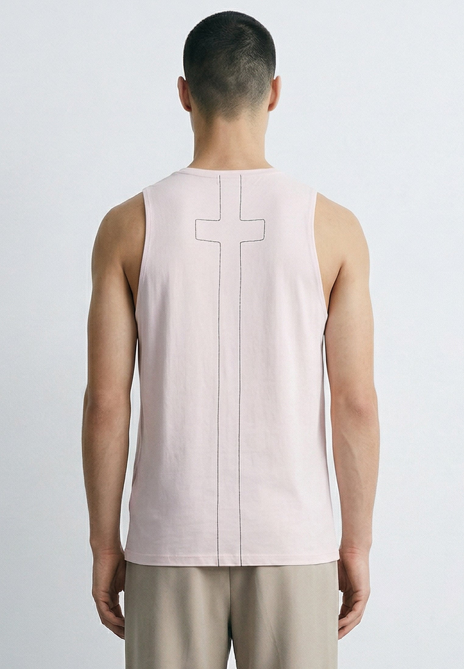 ALBION VEST PALE PINK