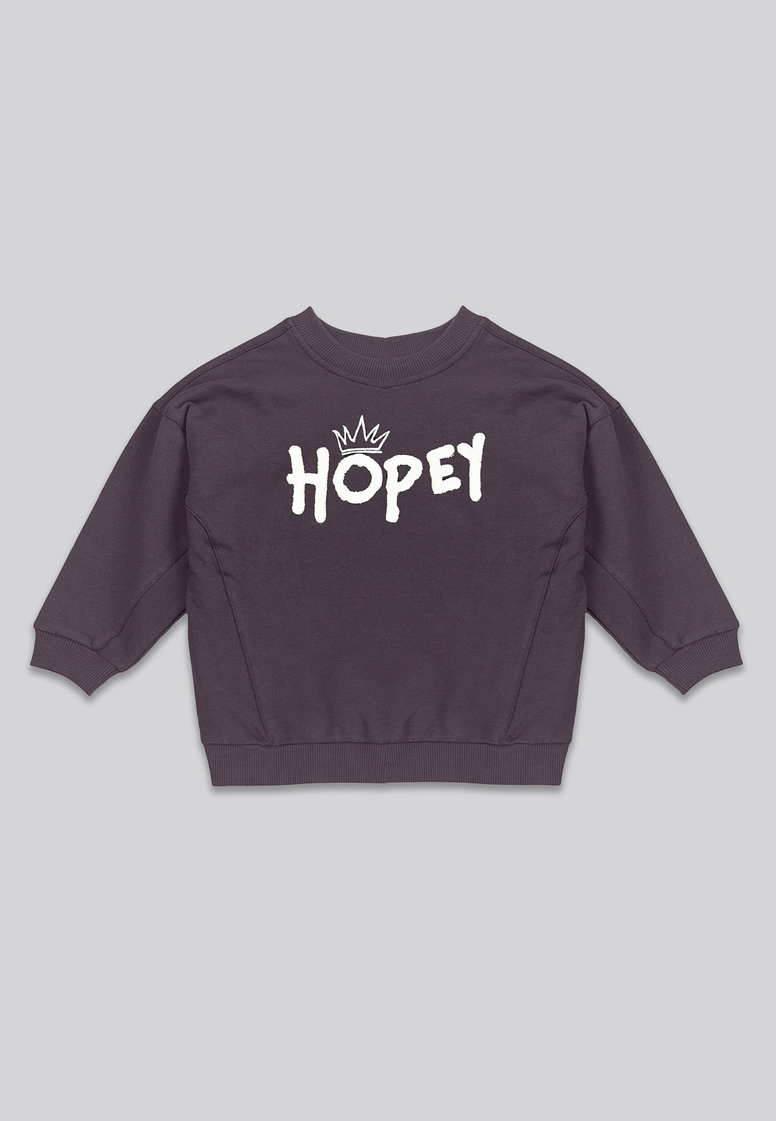 HOPEY GIRLS OVERSIZED SWEATSHIRT MAUVE