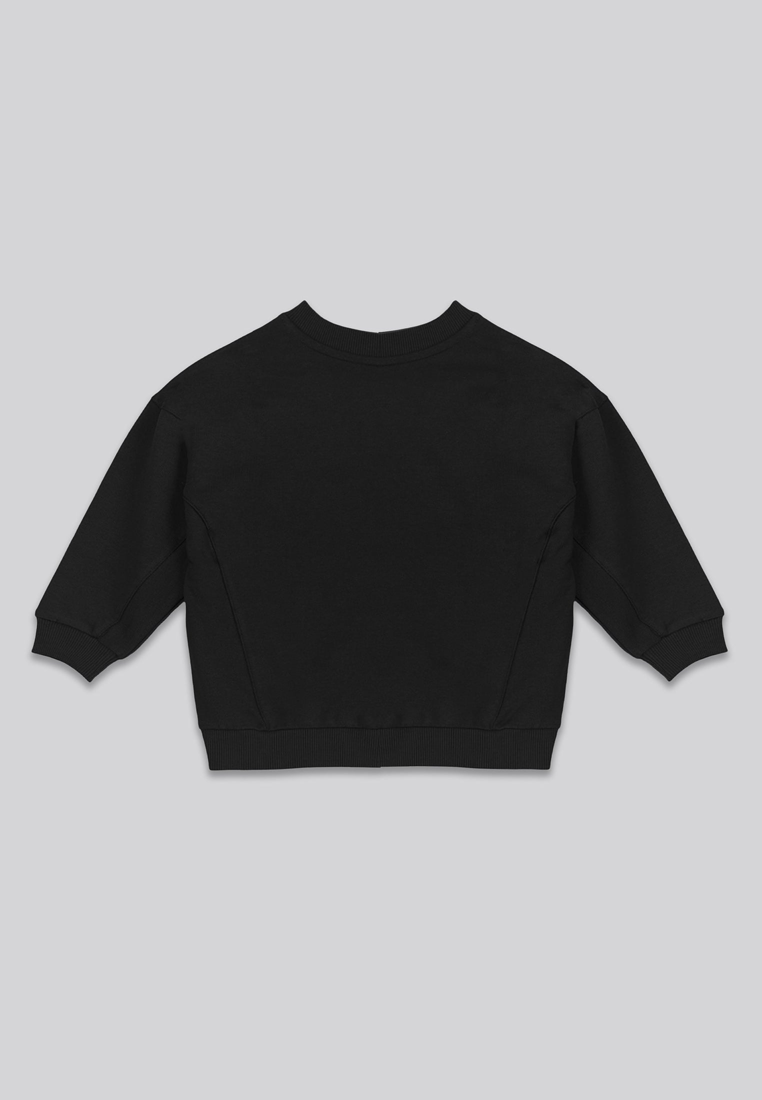 HOPEY GIRLS OVERSIZED SWEATSHIRT BLACK