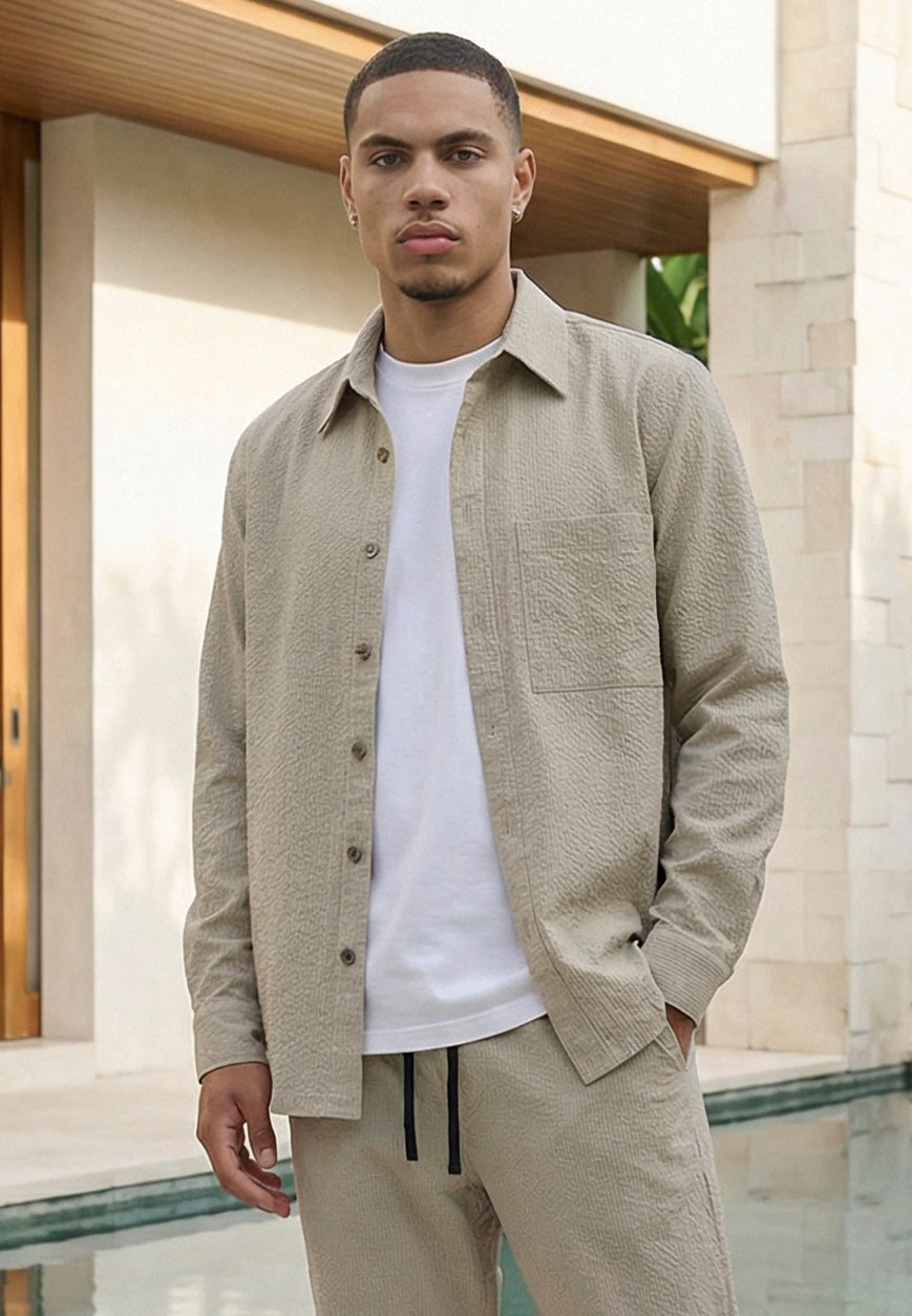 MONACO LONG SLEEVE HOLIDAY SHIRT SHELL