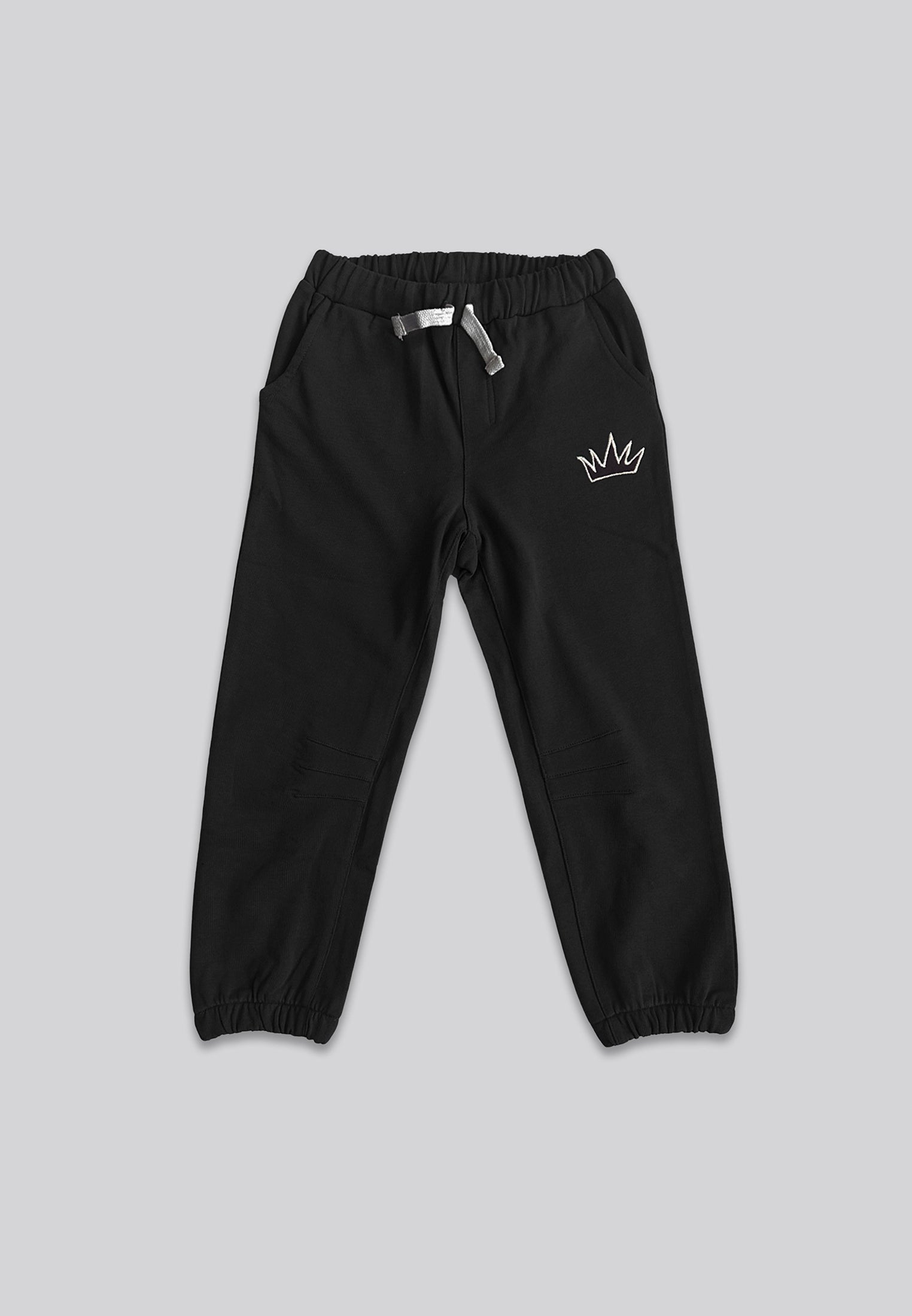HOPEY GIRLS DARTED SWEATPANTS BLACK