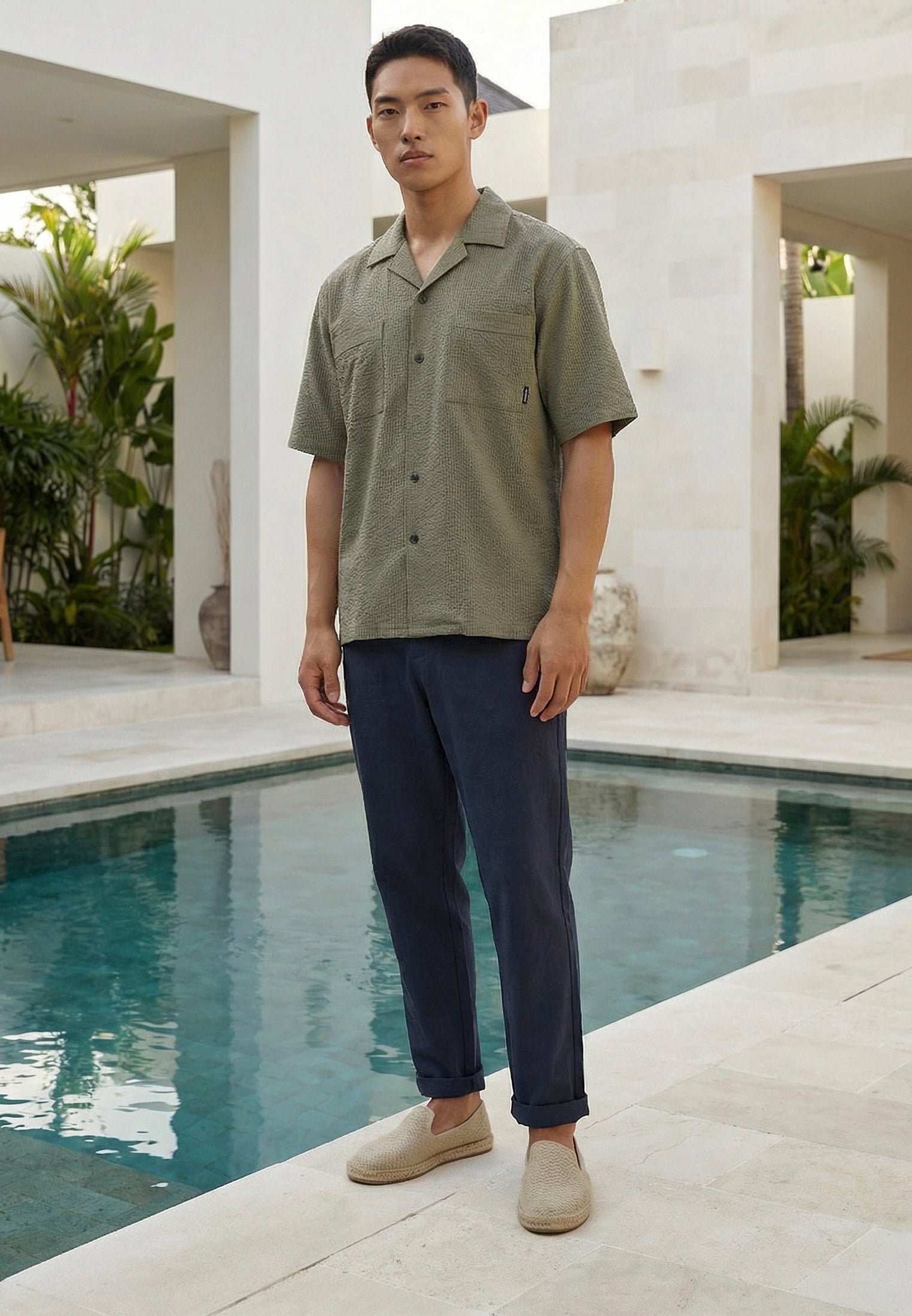 SAINT-TROPEZ LIGHTWEIGHT HOLIDAY CHINOS MIDNIGHT