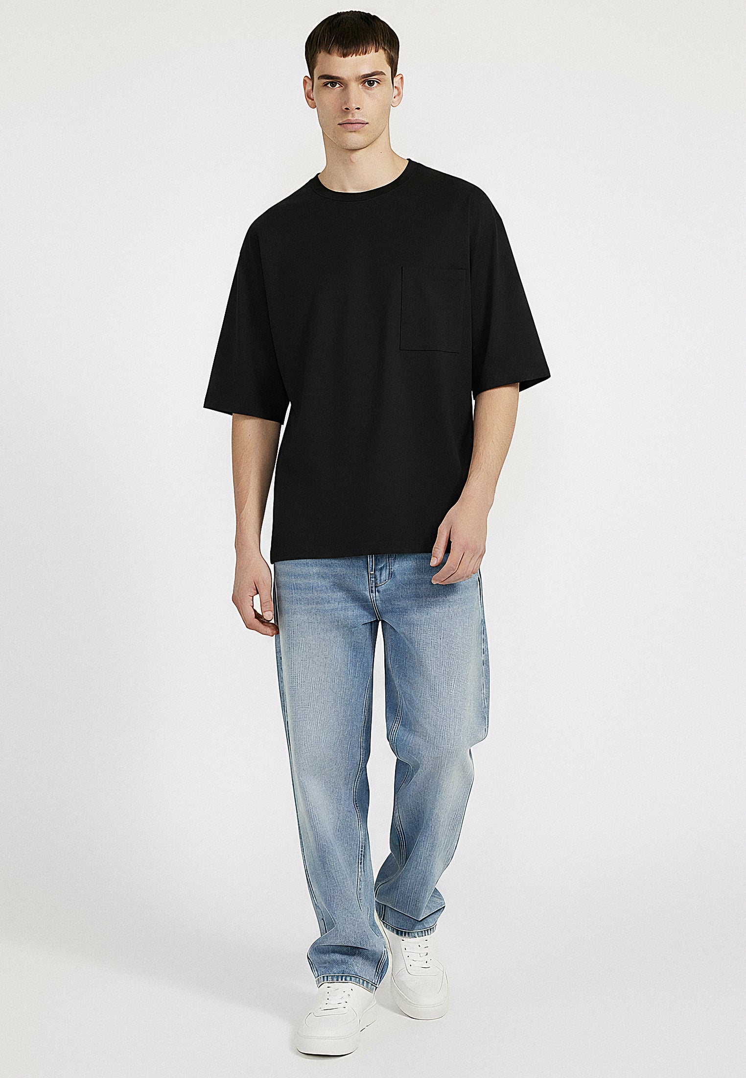 CROP BOX T-SHIRT BLACK
