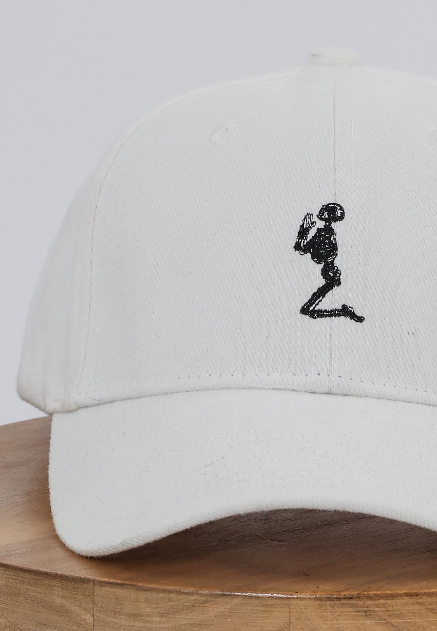 RELIGION SKELETON BASEBALL CAP WHITE