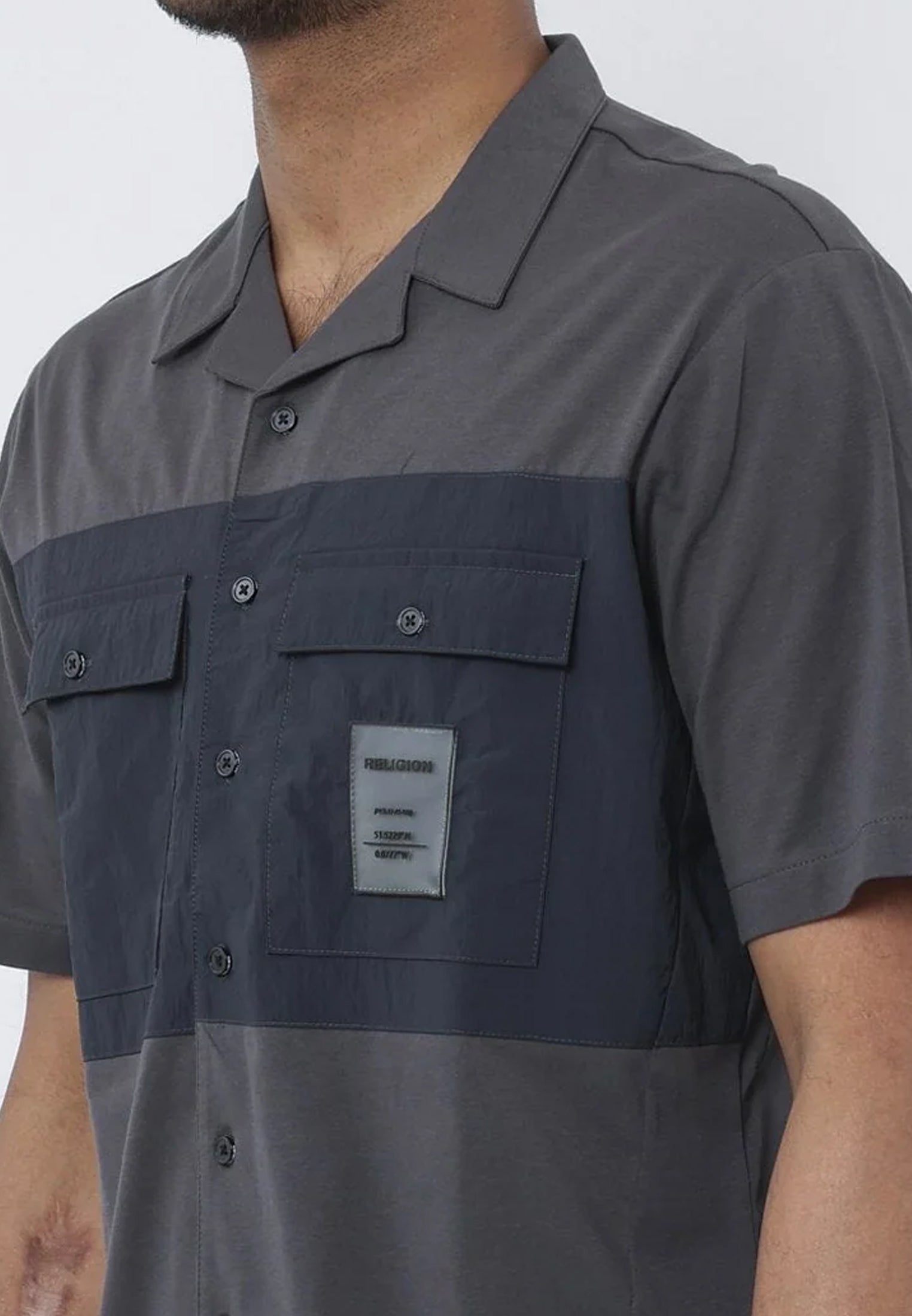 POST SHIRT BLACK OYSTER