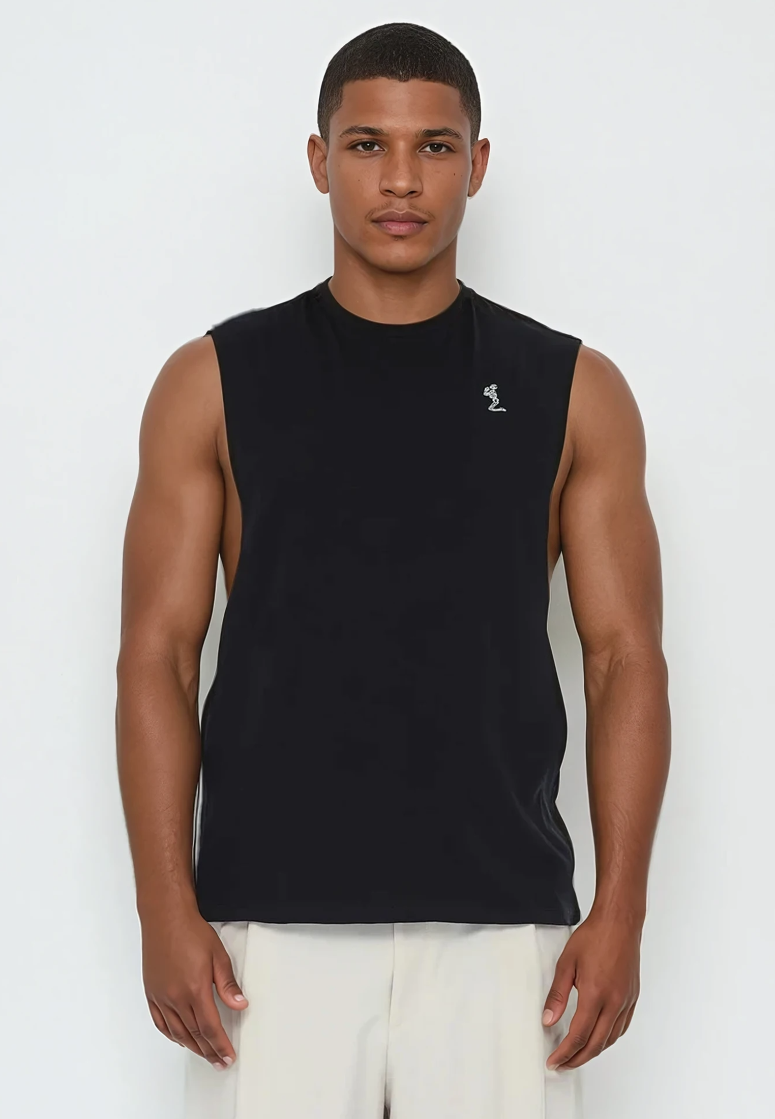 CUTAWAY VEST BLACK
