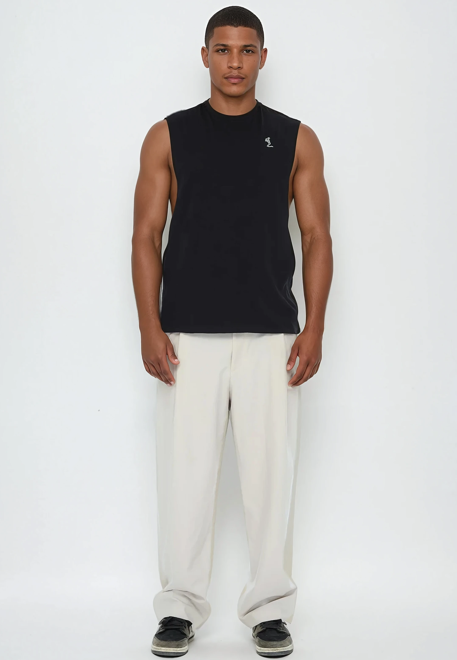CUTAWAY VEST BLACK