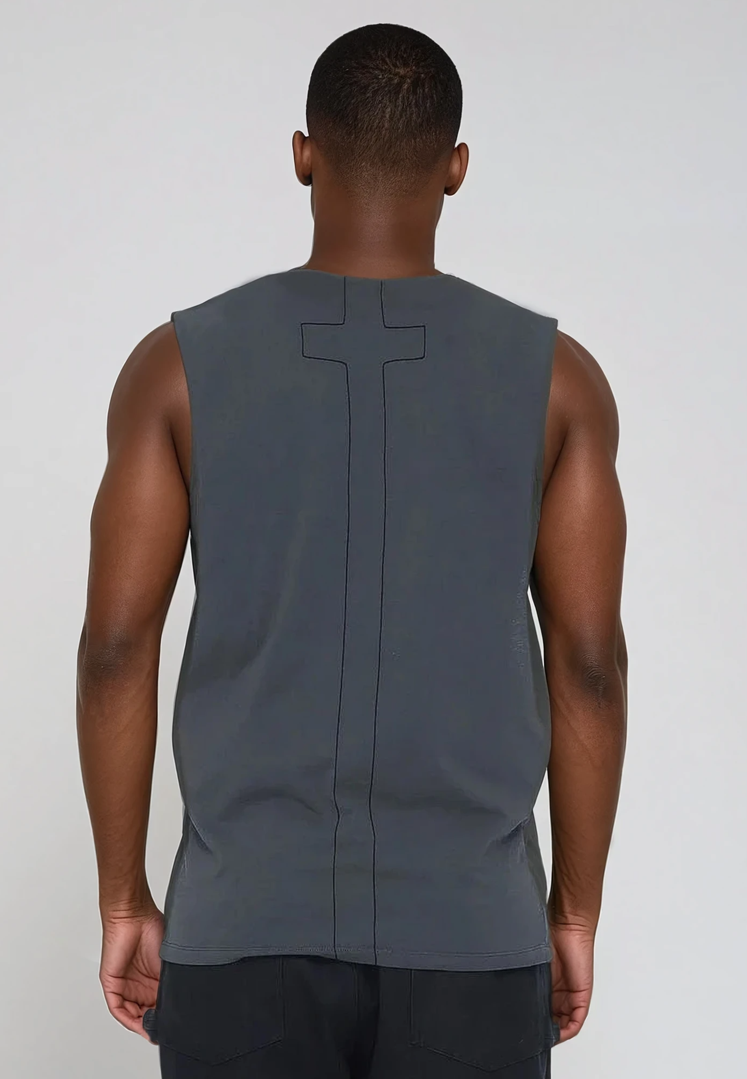 CUTAWAY VEST DARK METAL