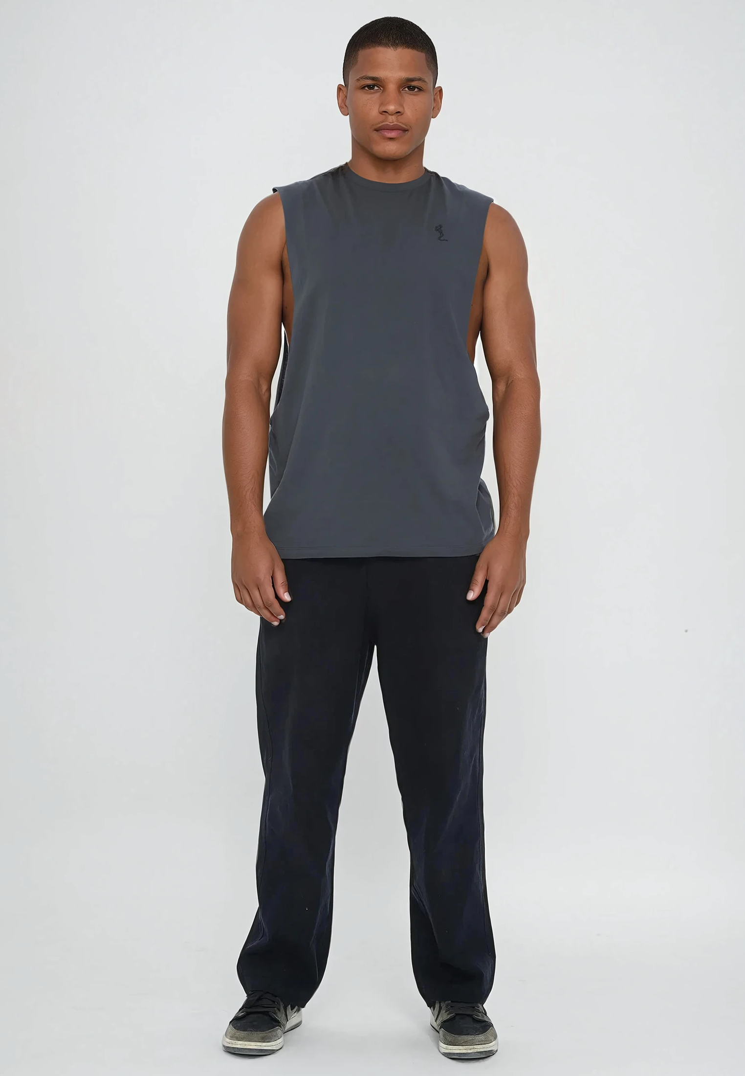 CUTAWAY VEST DARK METAL