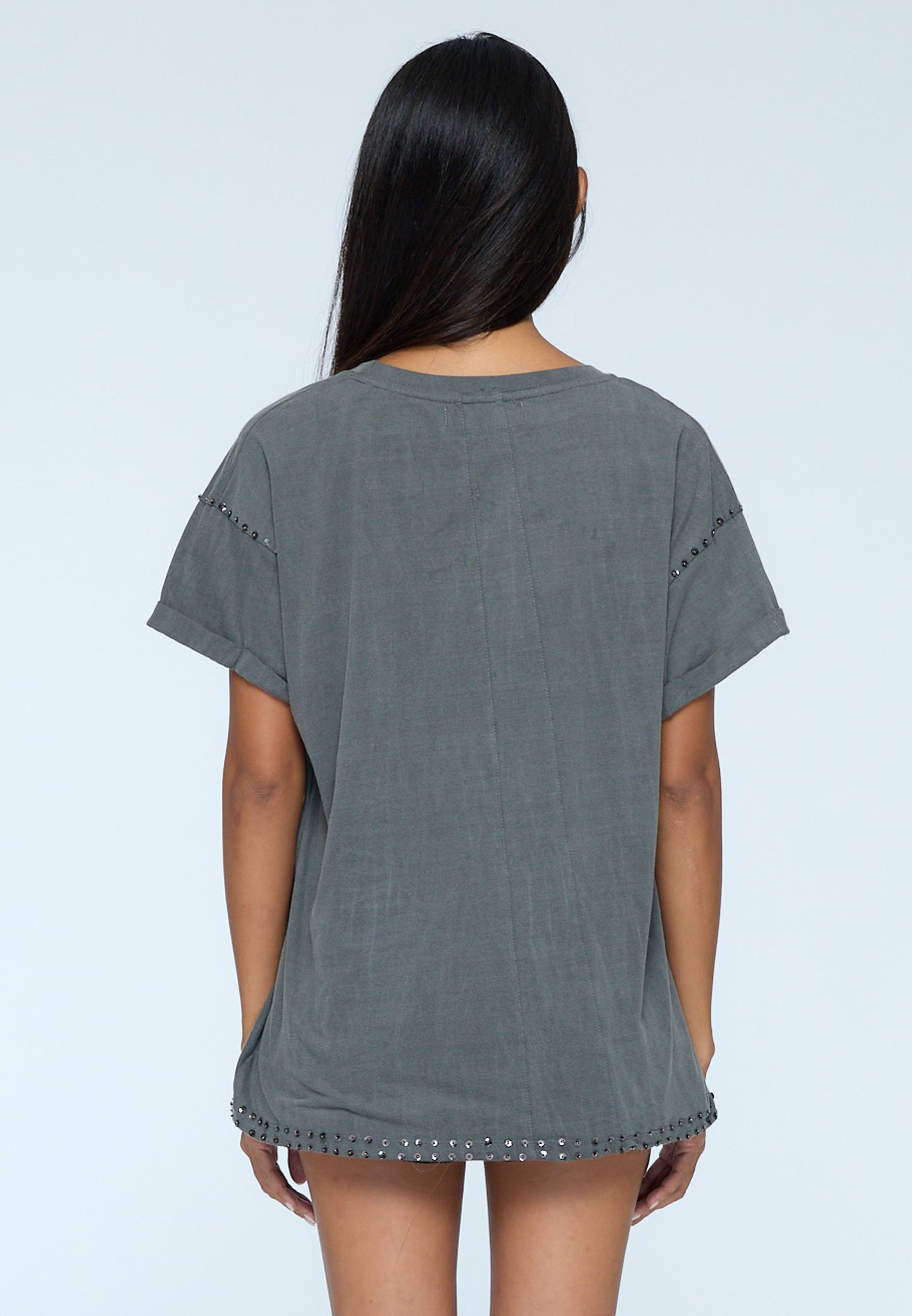 HEARTBREAKER TEE RAW GREY