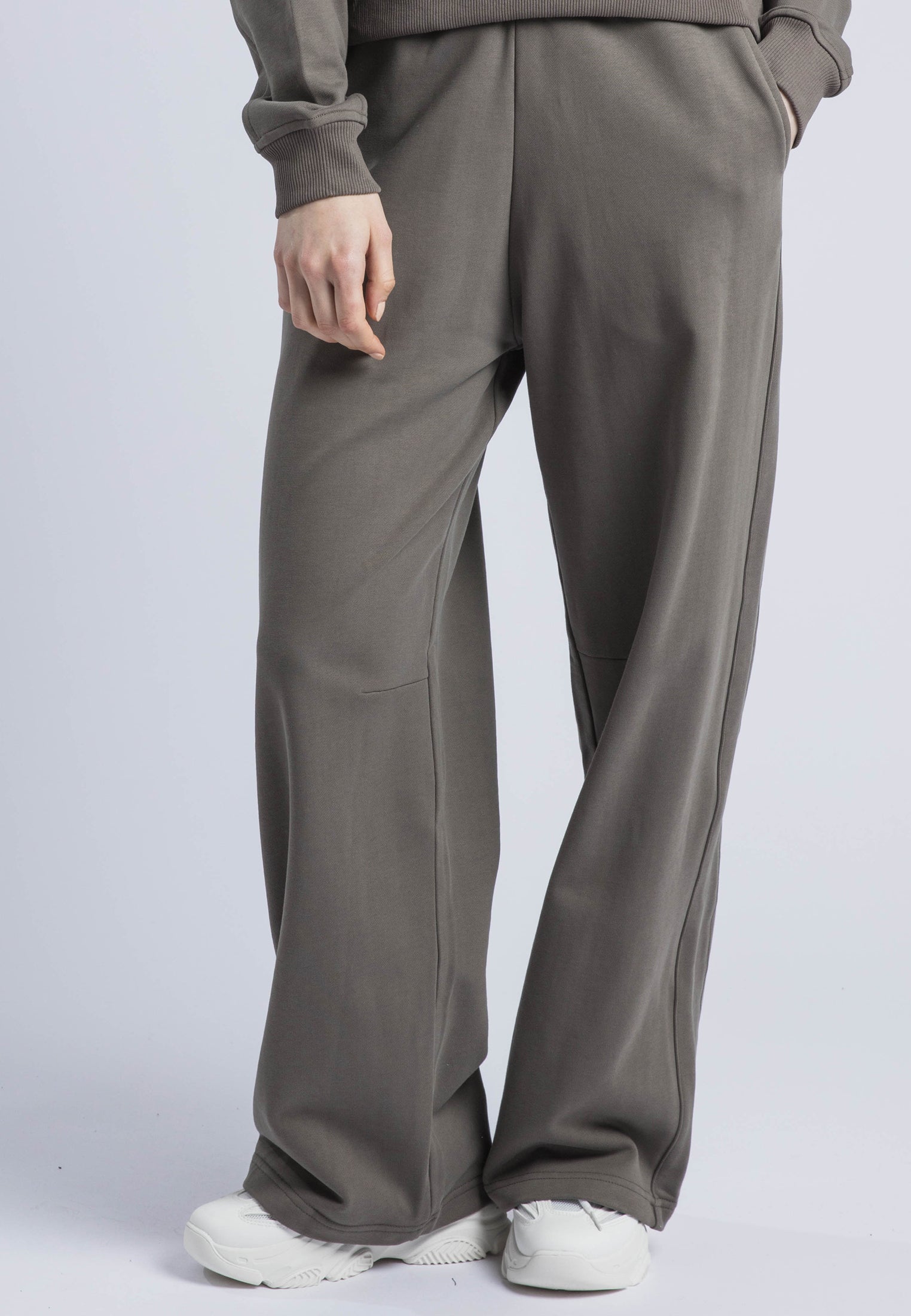 APPLIQUE RELAXED SWEATPANTS BRINDLE
