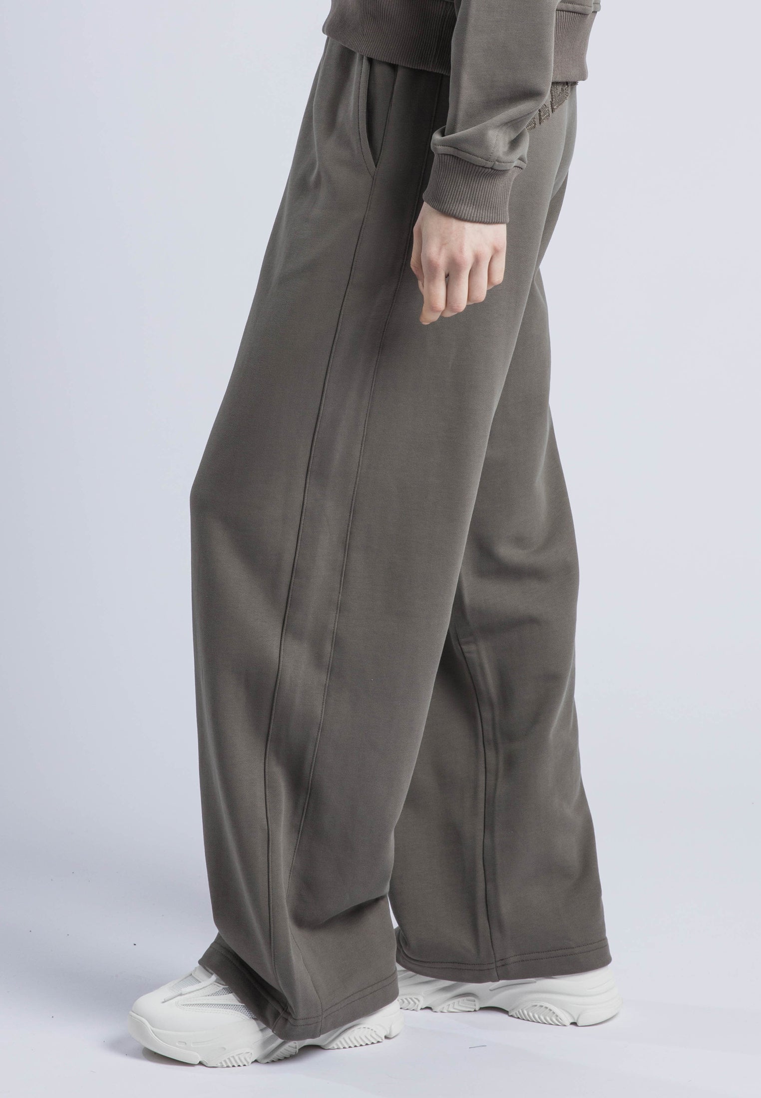 APPLIQUE RELAXED SWEATPANTS BRINDLE