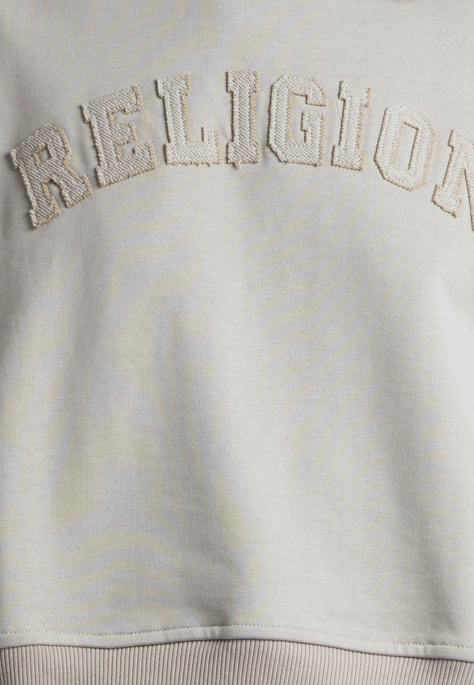 APPLIQUE BATWING SWEAT STONE