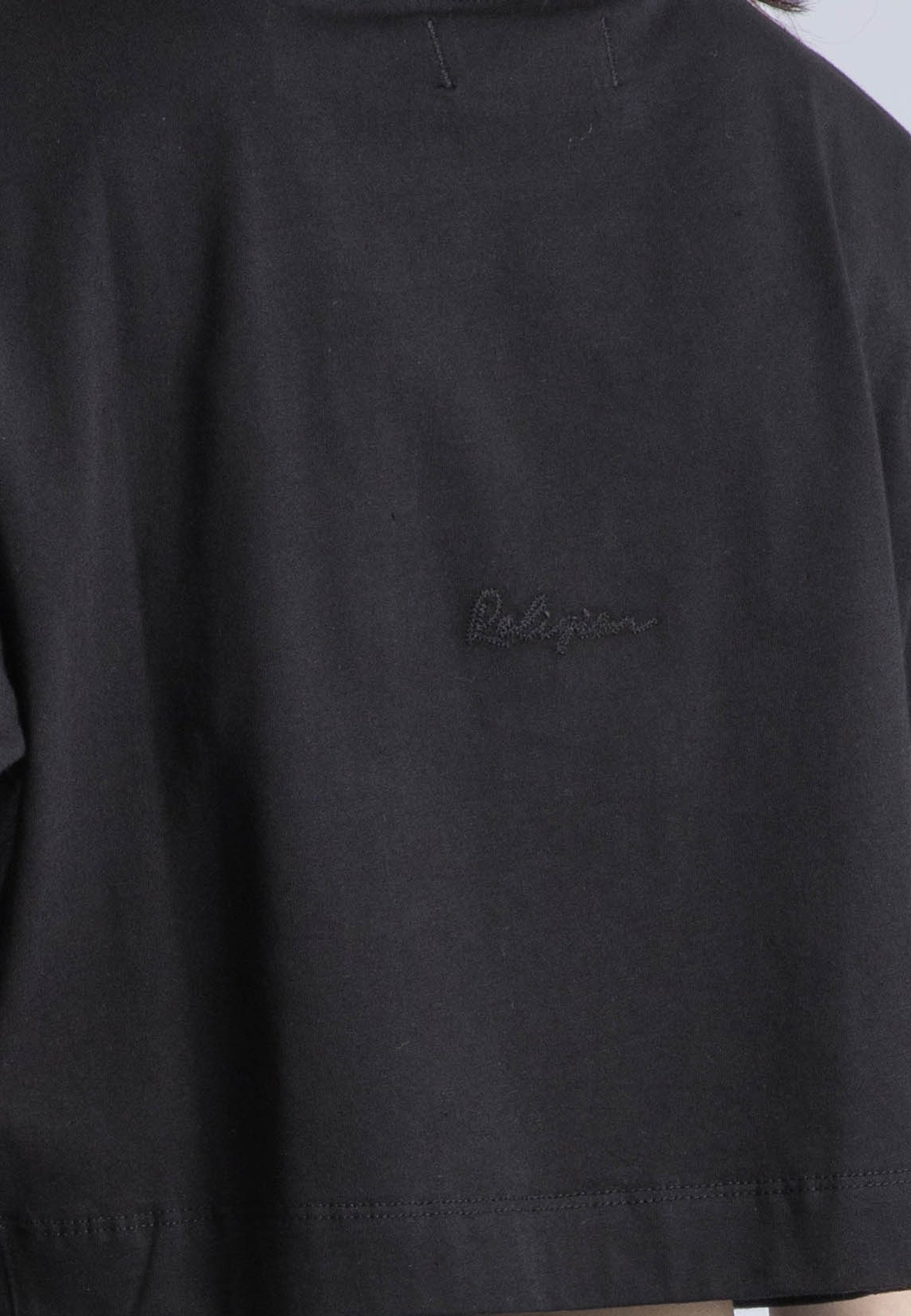 BASIC CROP T-SHIRT BLACK