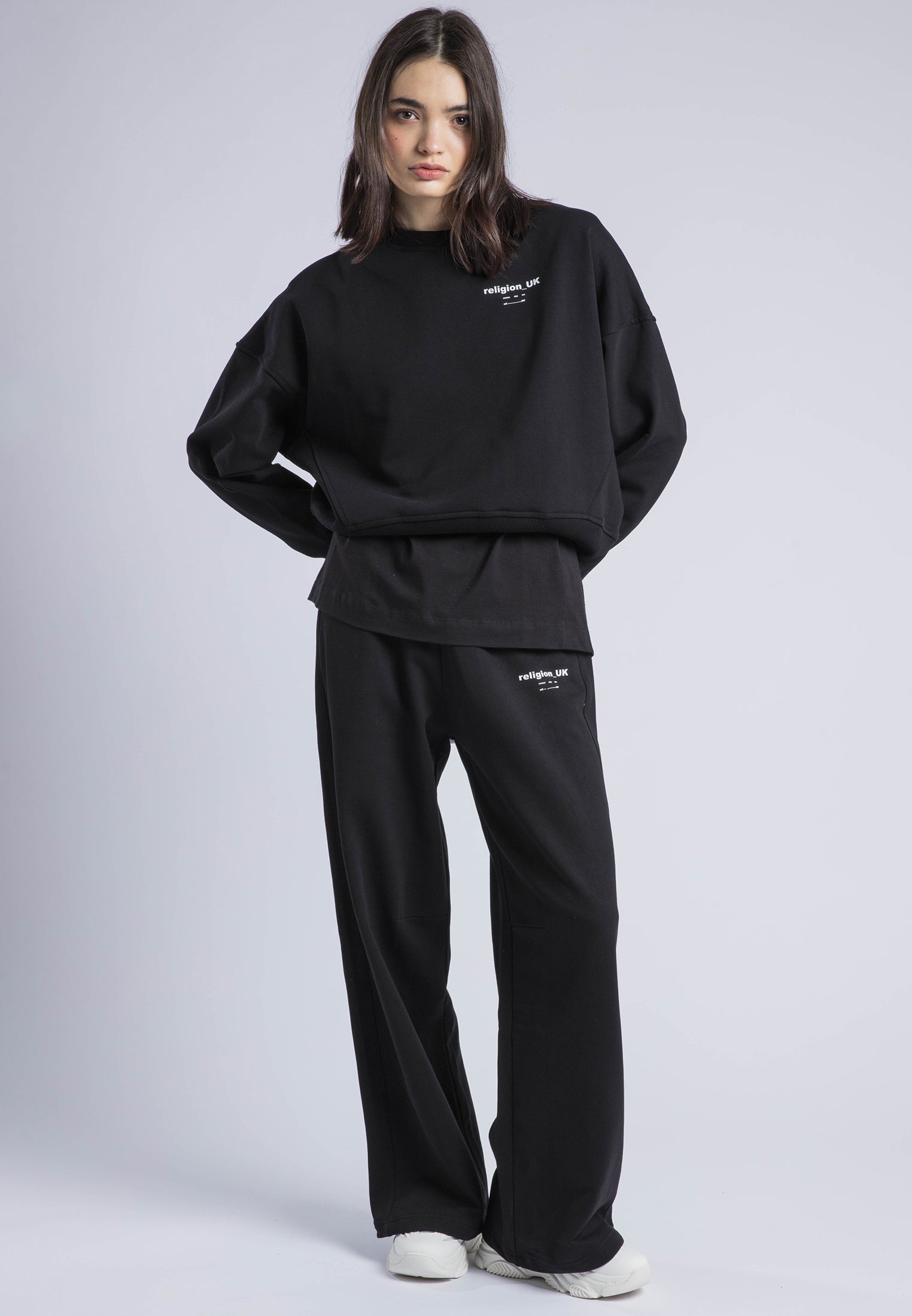 RELIGION UK RELAXED SWEATPANTS BLACK