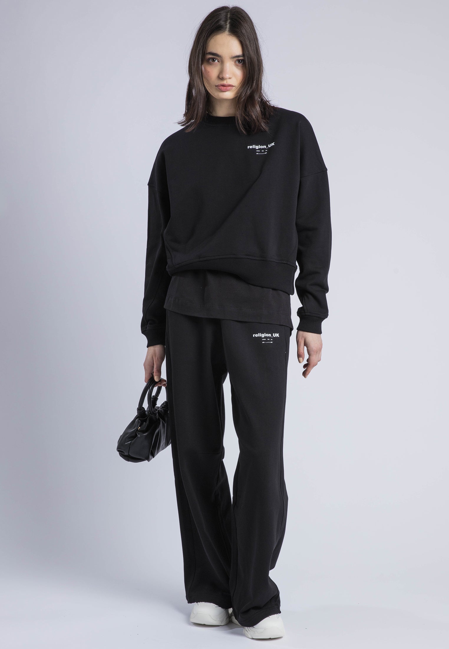 RELIGION UK RELAXED SWEATPANTS BLACK