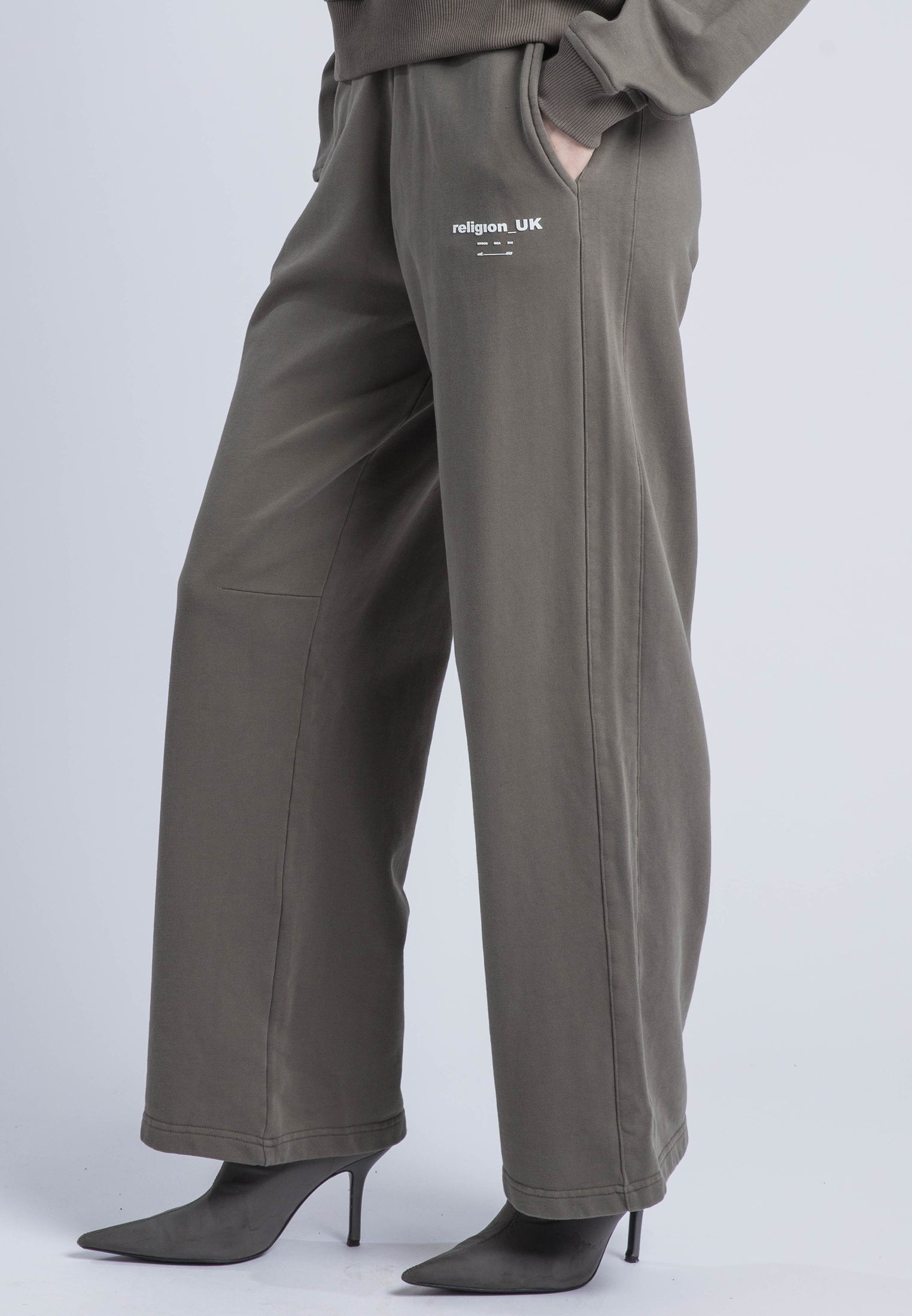 RELIGION UK RELAXED SWEATPANTS BRINDLE