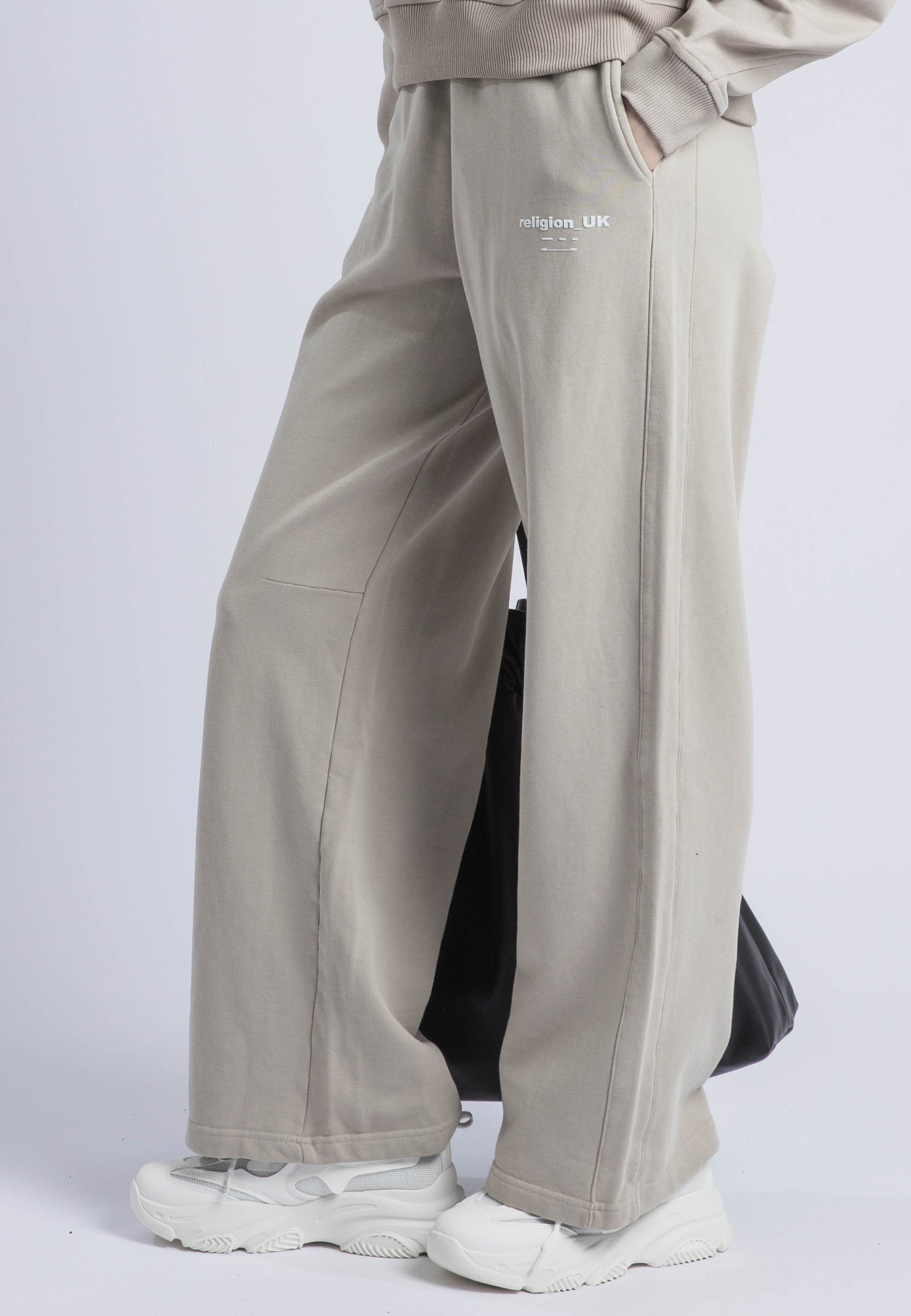 RELIGION UK RELAXED SWEATPANTS STONE