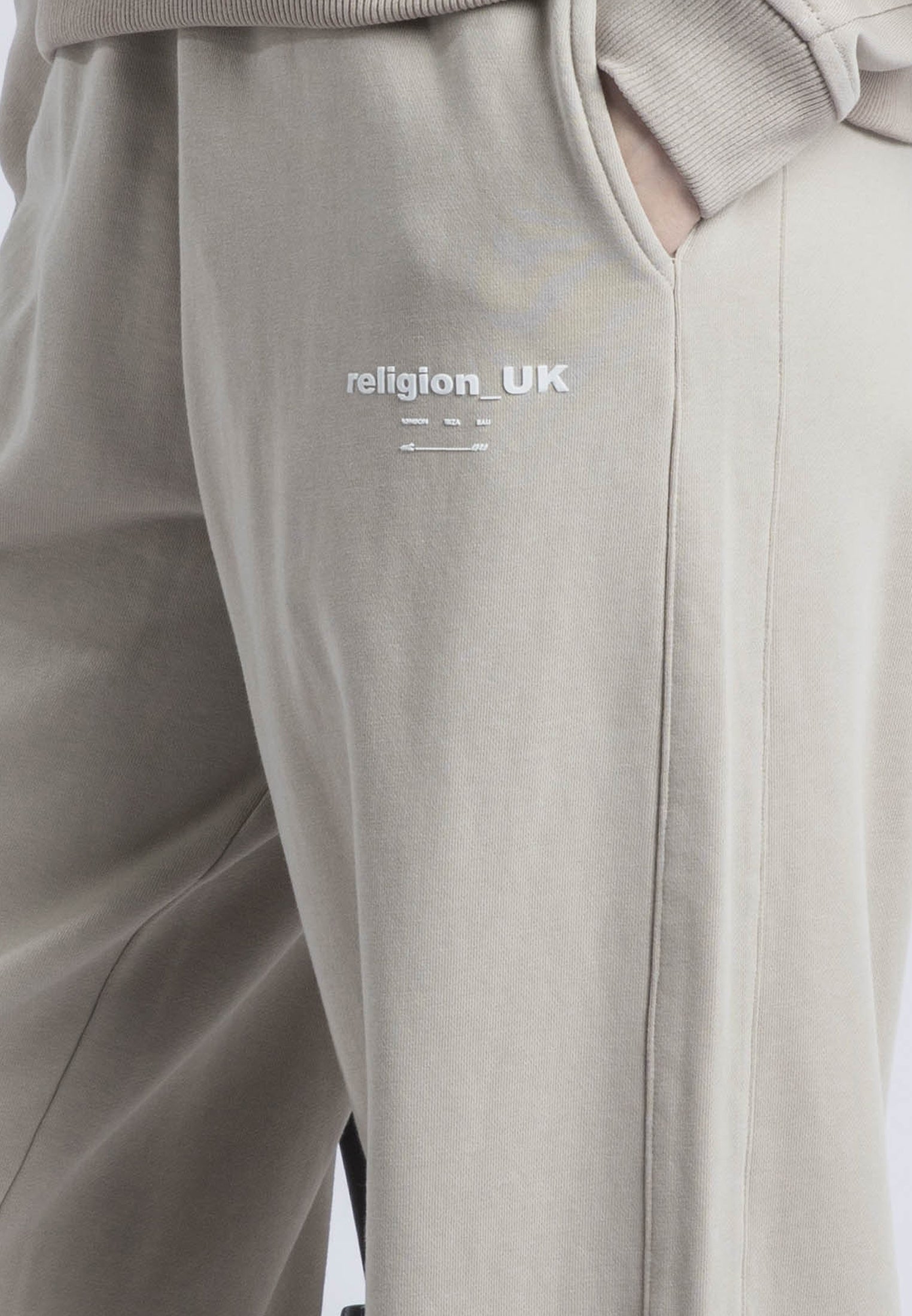 RELIGION UK RELAXED SWEATPANTS STONE
