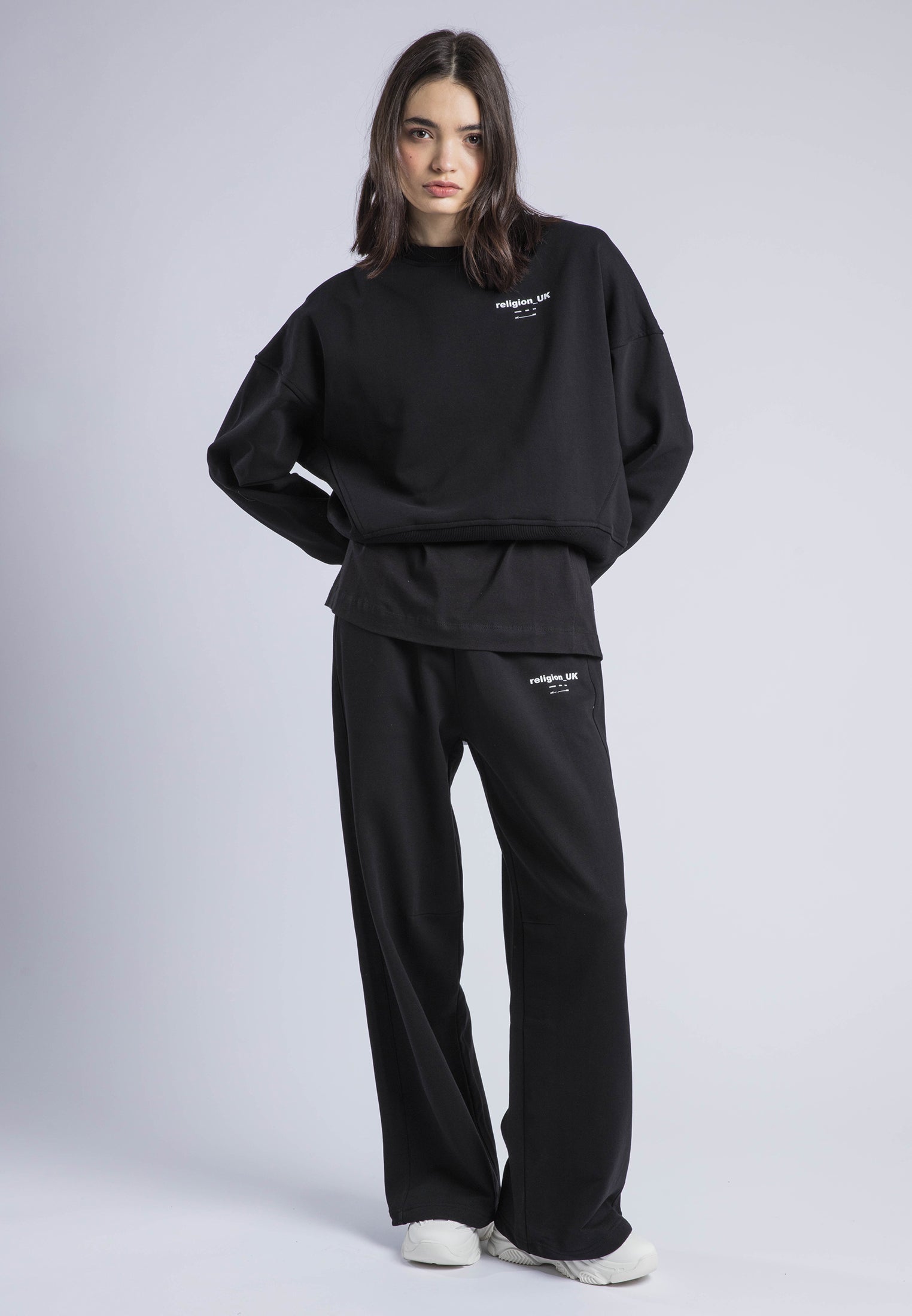 RELIGION UK BATWING SWEAT BLACK