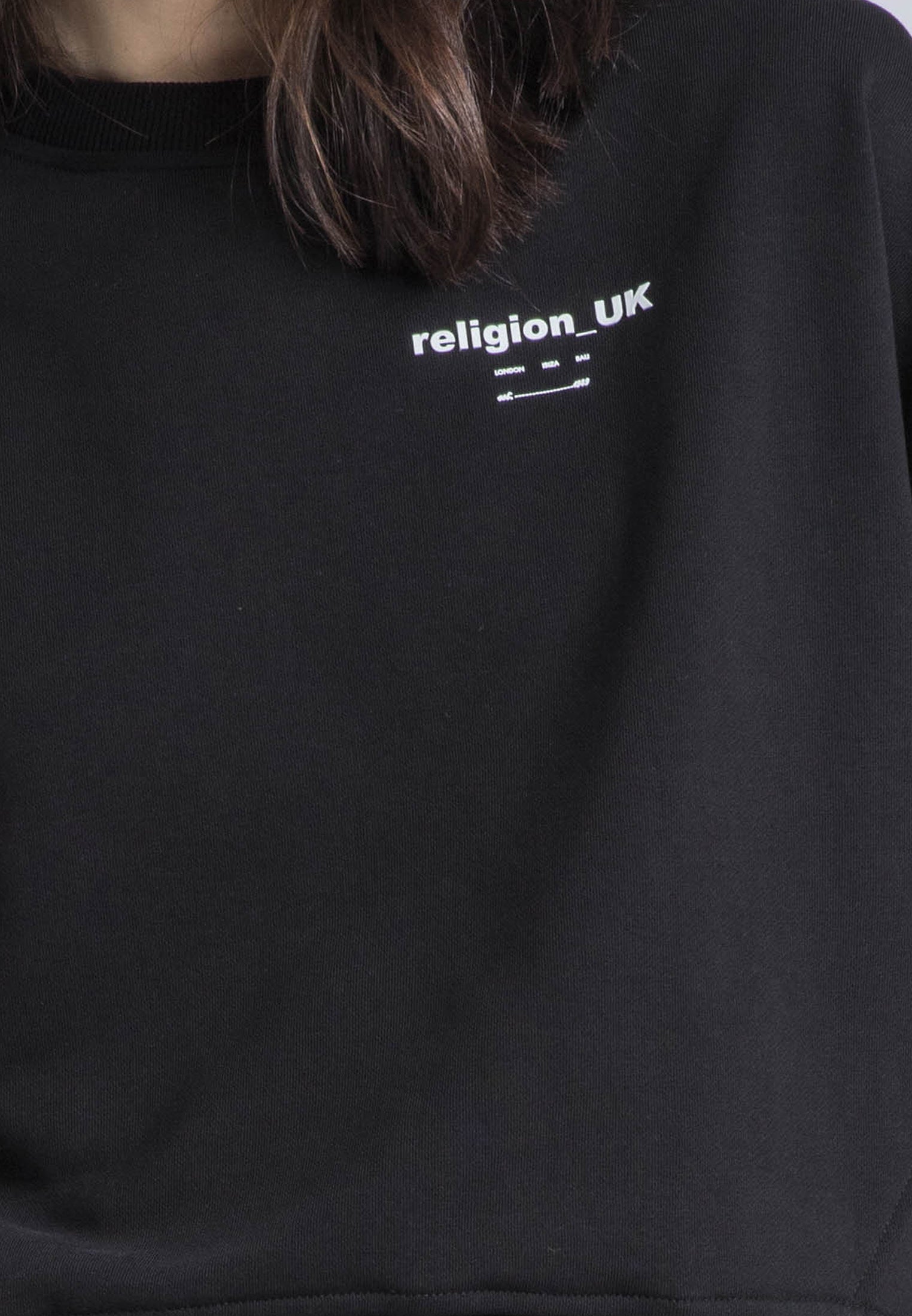 RELIGION UK BATWING SWEAT BLACK