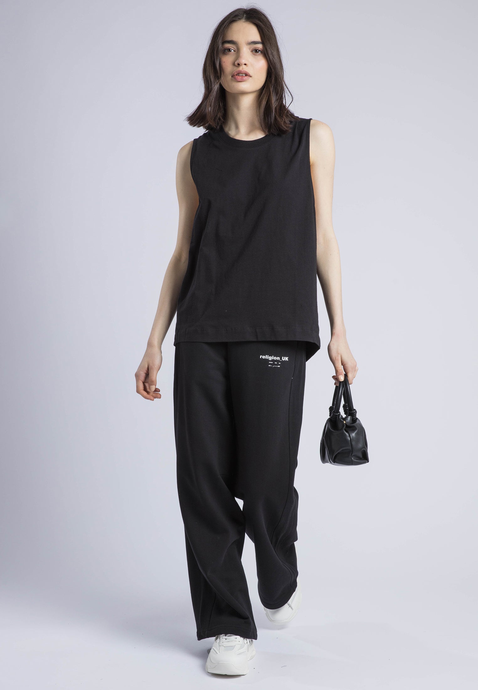 RELAXED BASIC VEST BLACK