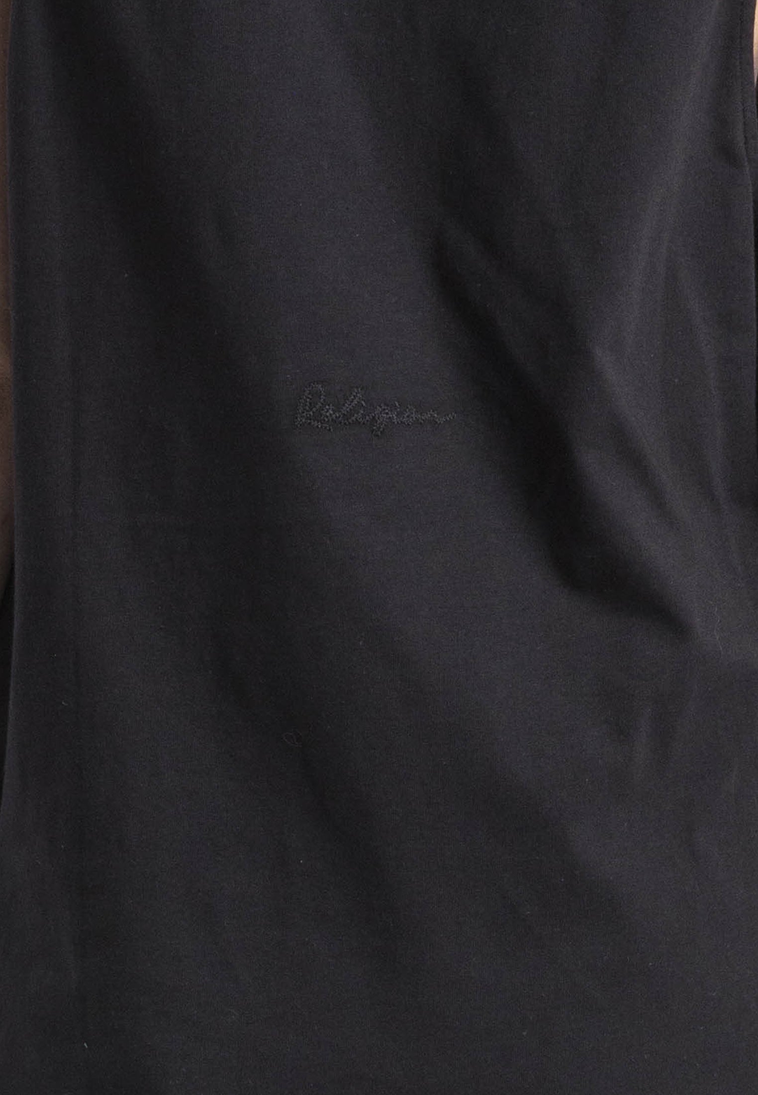 RELAXED BASIC VEST BLACK