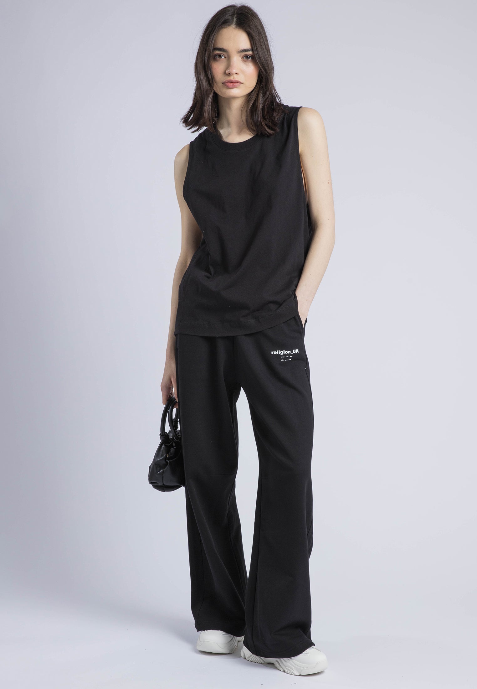 RELAXED BASIC VEST BLACK