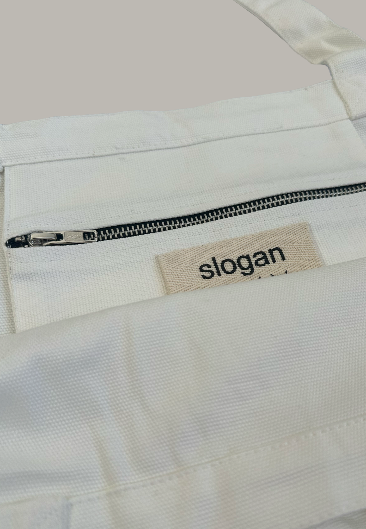 WHO GIVES A FUCK BAG OFF WHITE