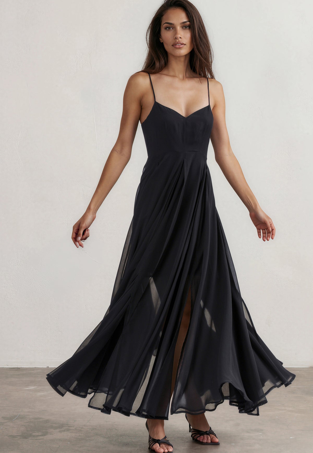 OLSEN MAXI DRESS BLACK