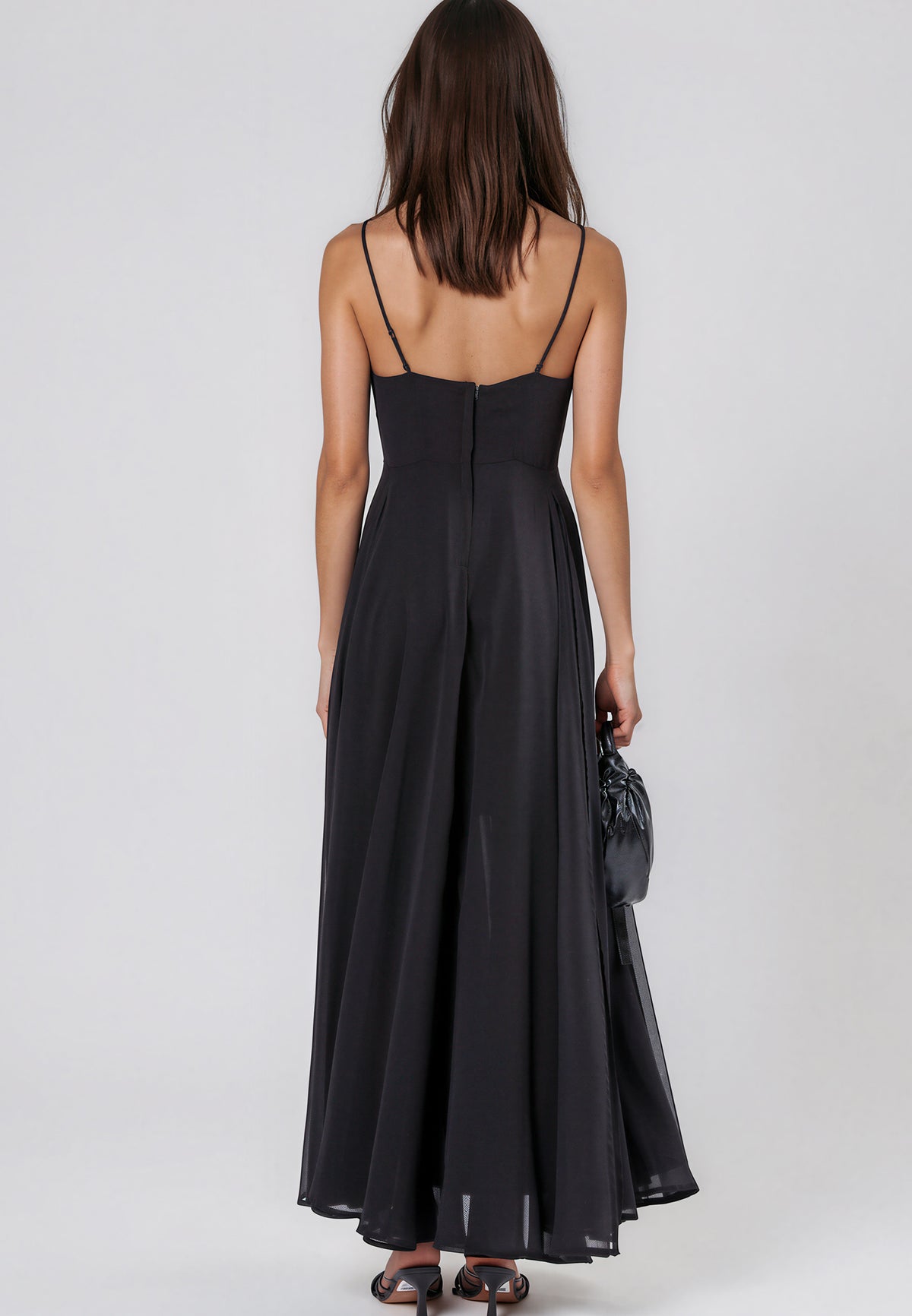 OLSEN MAXI DRESS BLACK