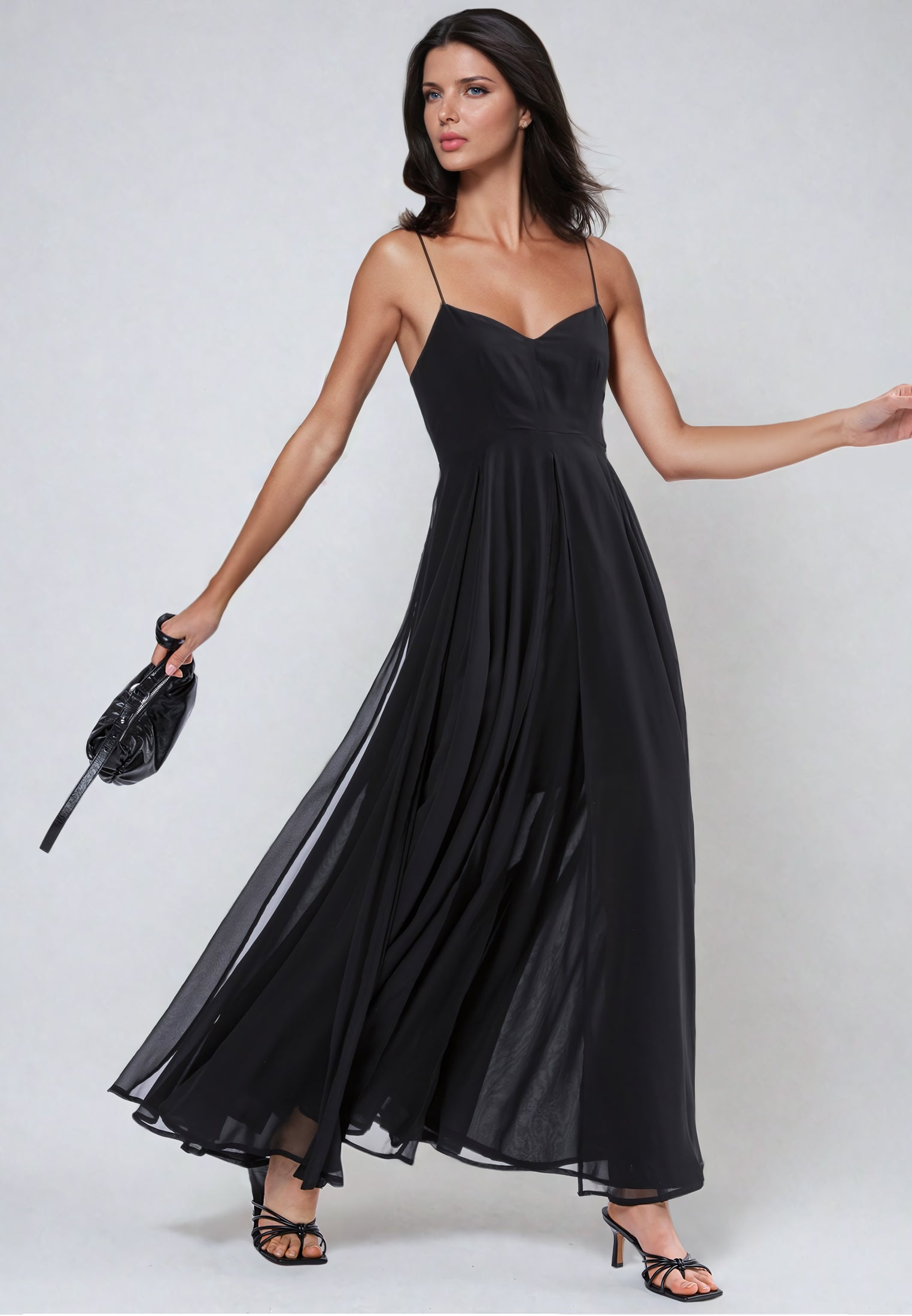 Black maxi dress formal best sale