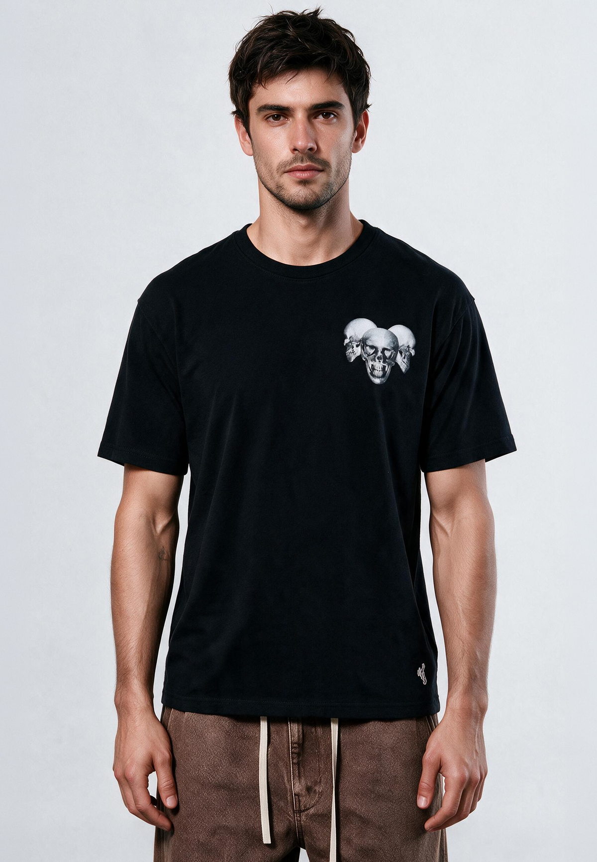XRAY SKULL T-SHIRT BLACK