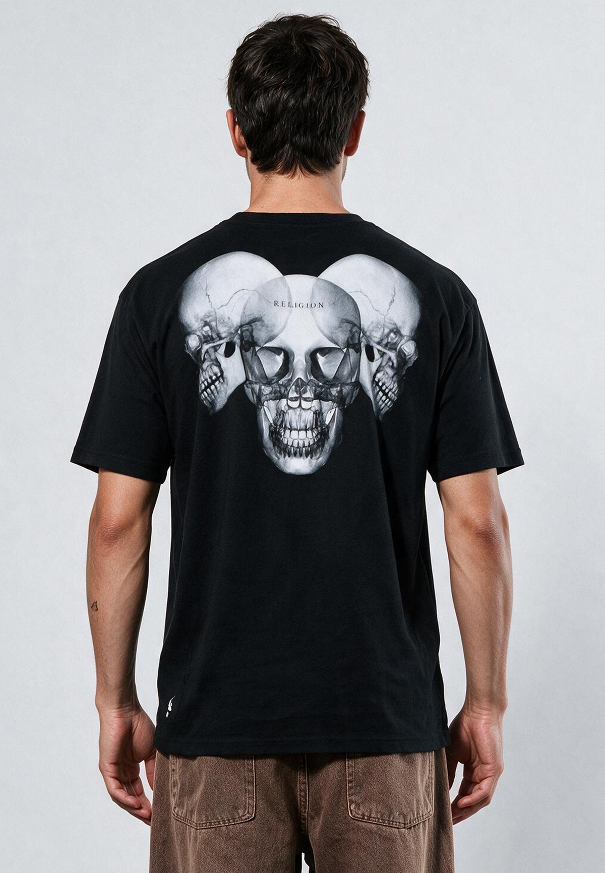 XRAY SKULL T-SHIRT BLACK