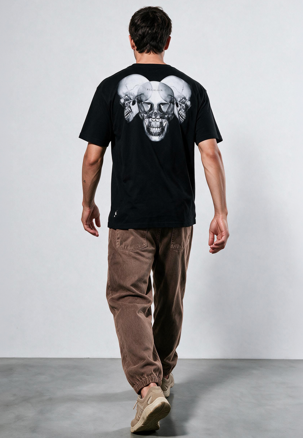 XRAY SKULL T-SHIRT BLACK