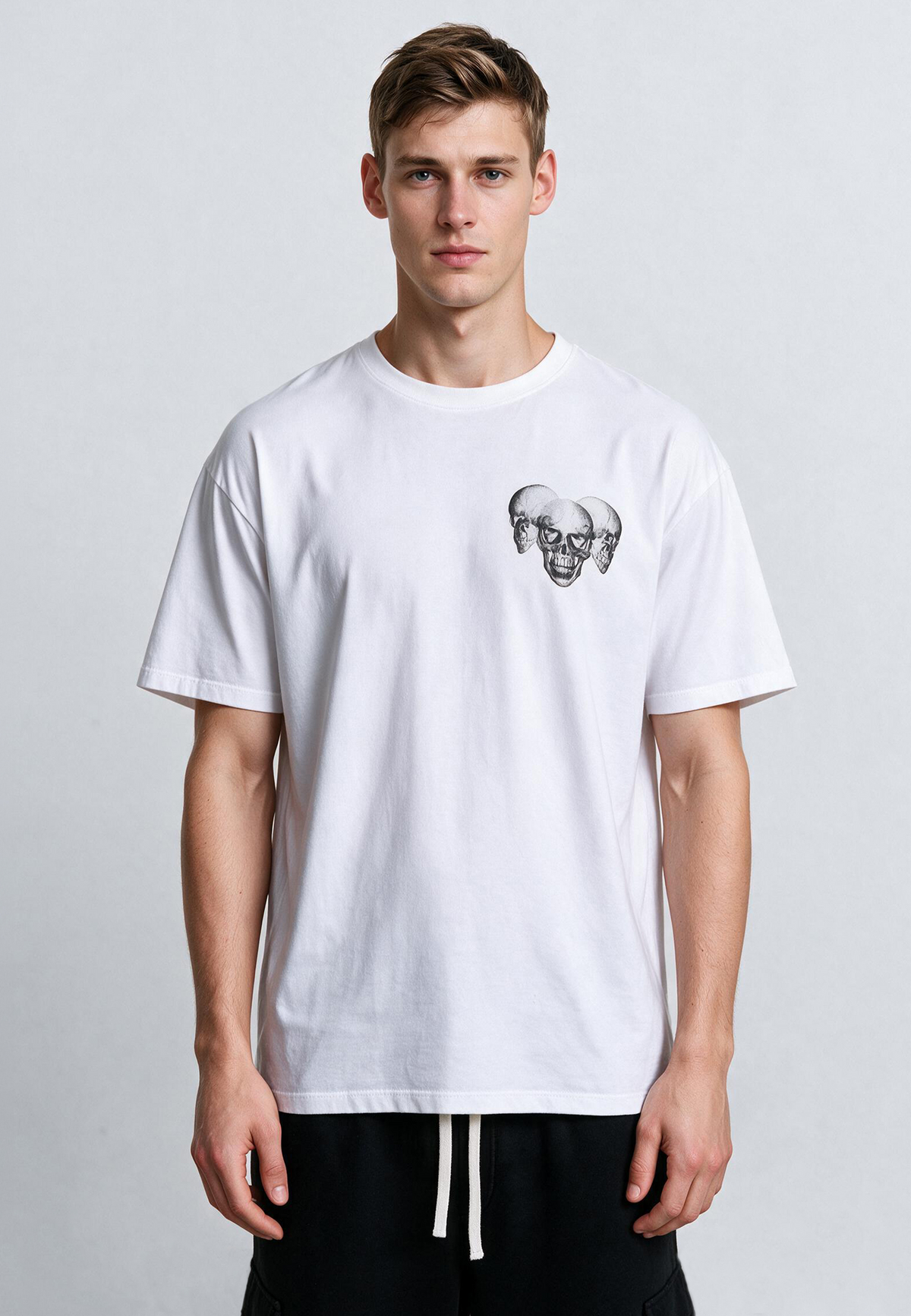 XRAY SKULL T-SHIRT WHITE
