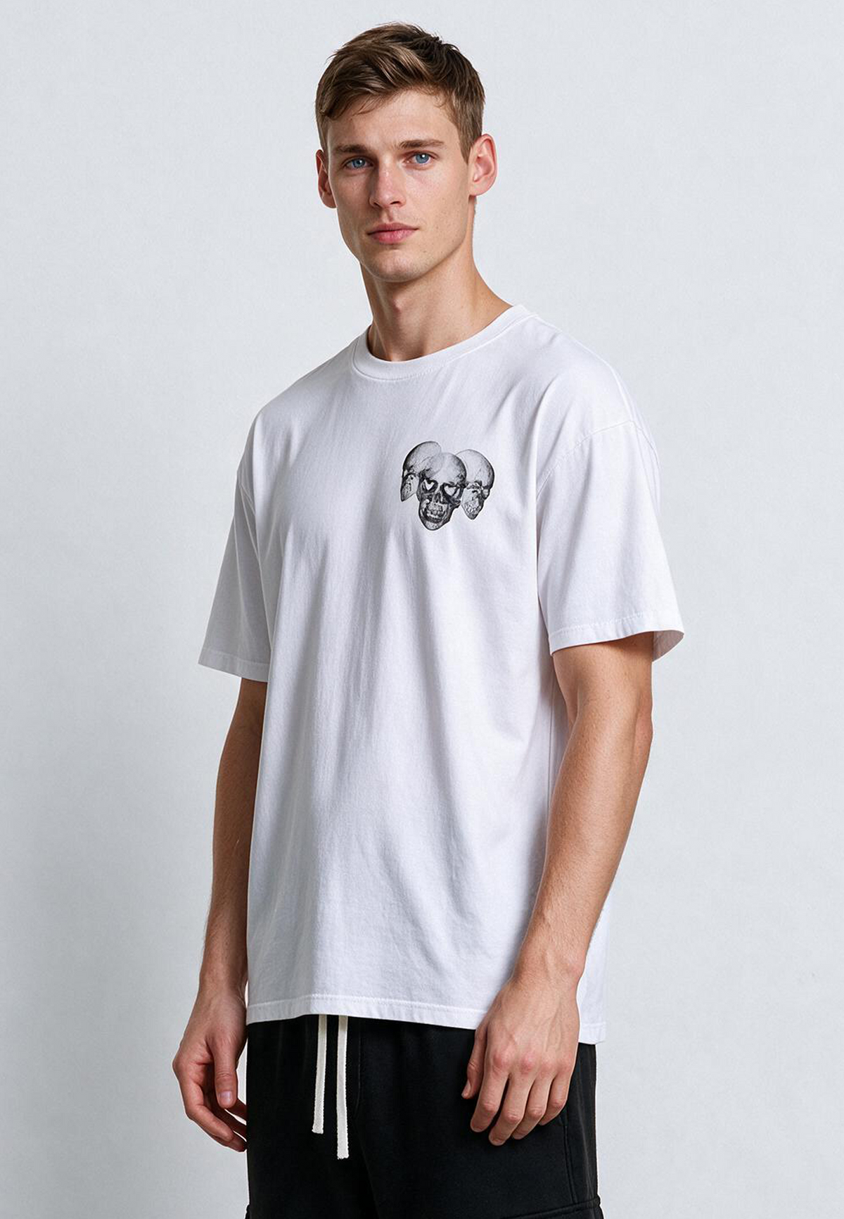 XRAY SKULL T-SHIRT WHITE