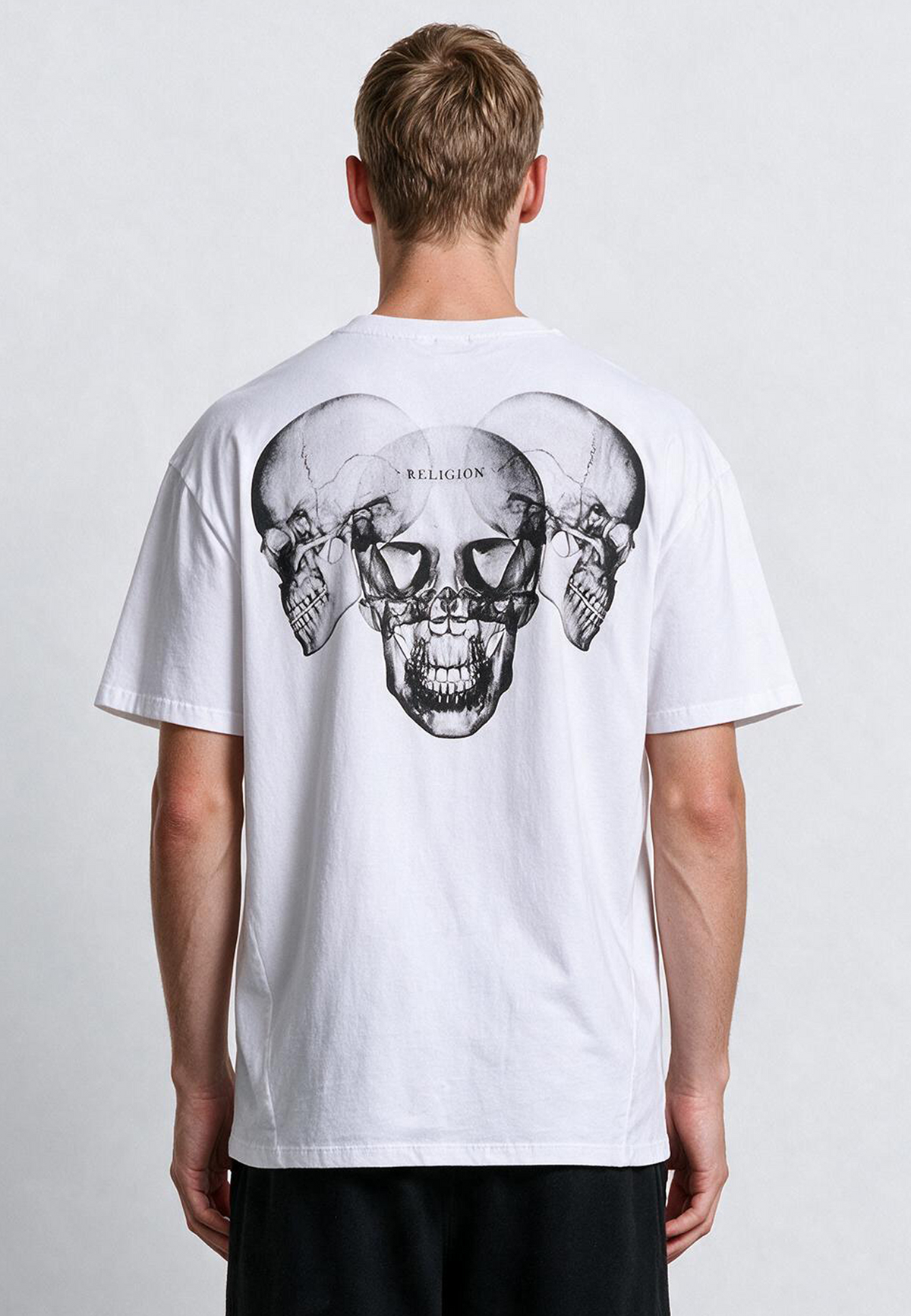 XRAY SKULL T-SHIRT WHITE