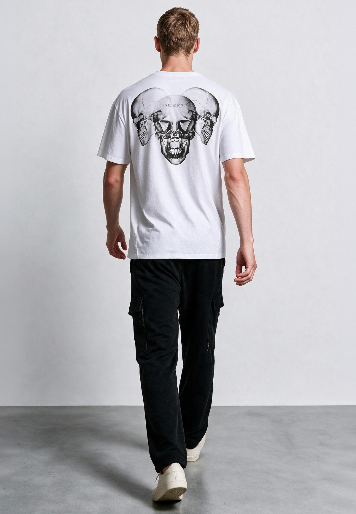 XRAY SKULL T-SHIRT WHITE