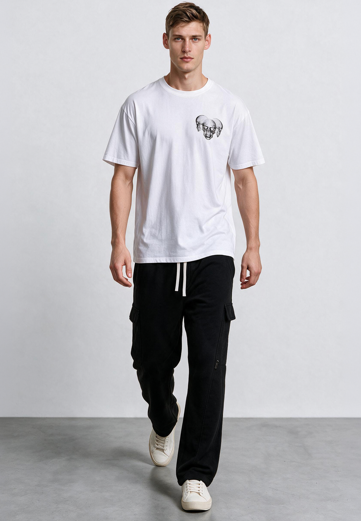 XRAY SKULL T-SHIRT WHITE