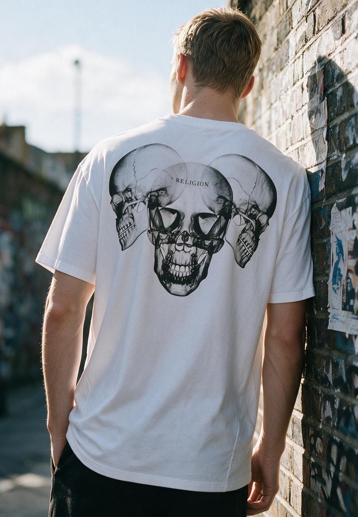XRAY SKULL T-SHIRT WHITE