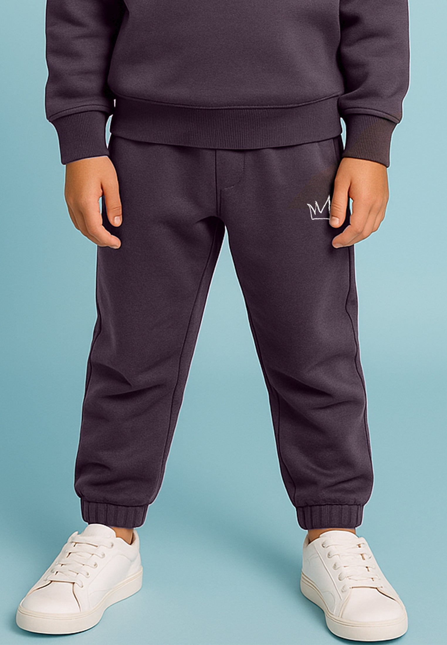 KIDS HOPEY DARTED SWEATPANTS MAUVE
