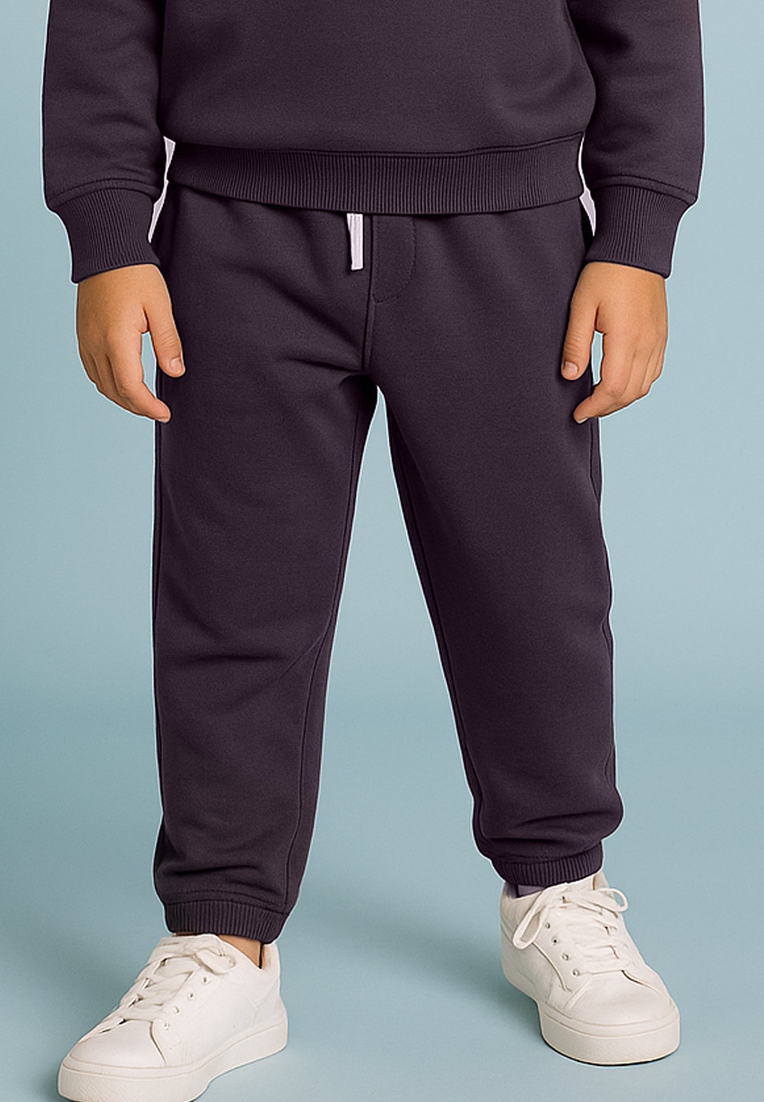KIDS RELIGION SEAMED DARTED SWEATPANTS MAUVE