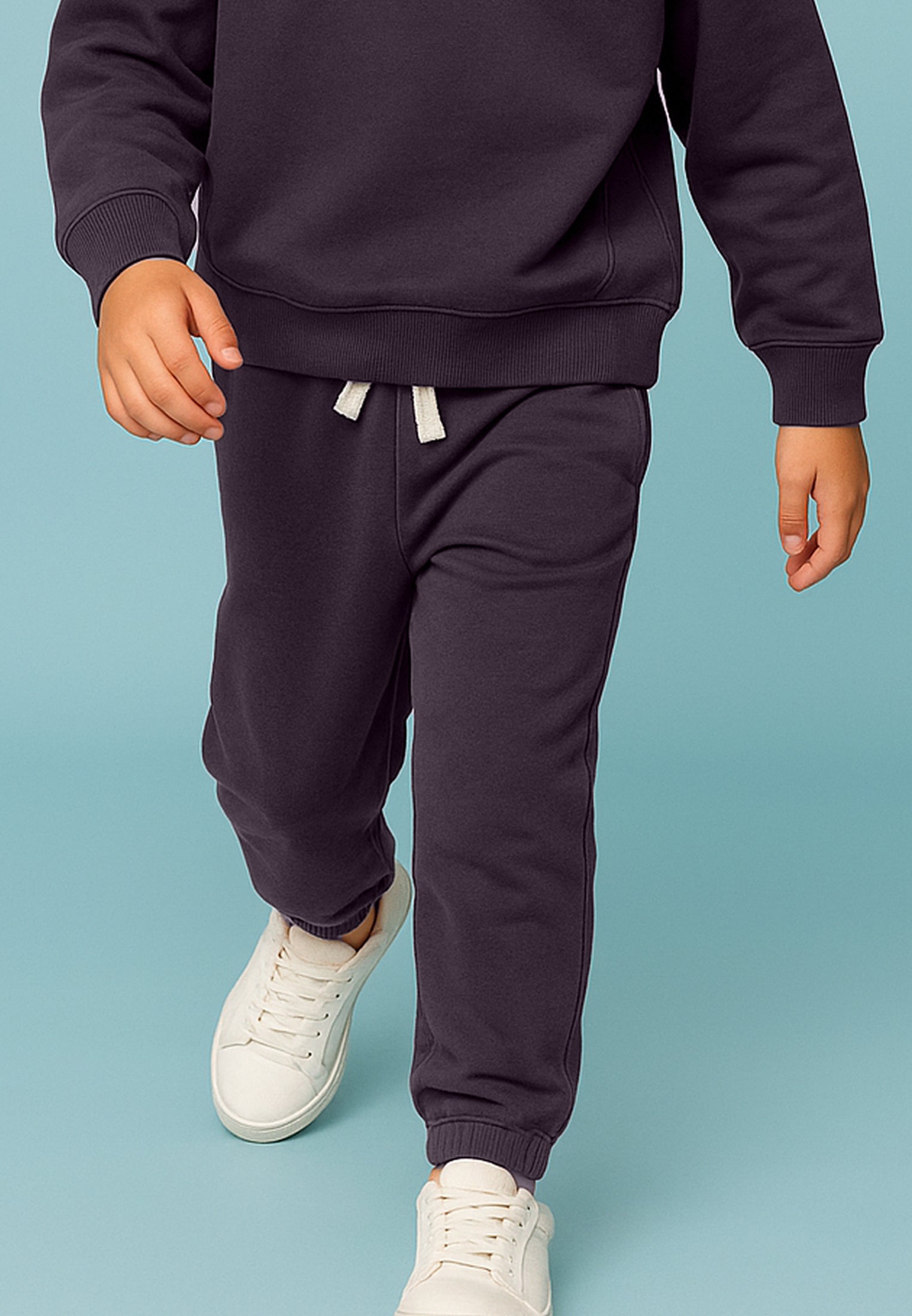KIDS RELIGION SEAMED DARTED SWEATPANTS MAUVE