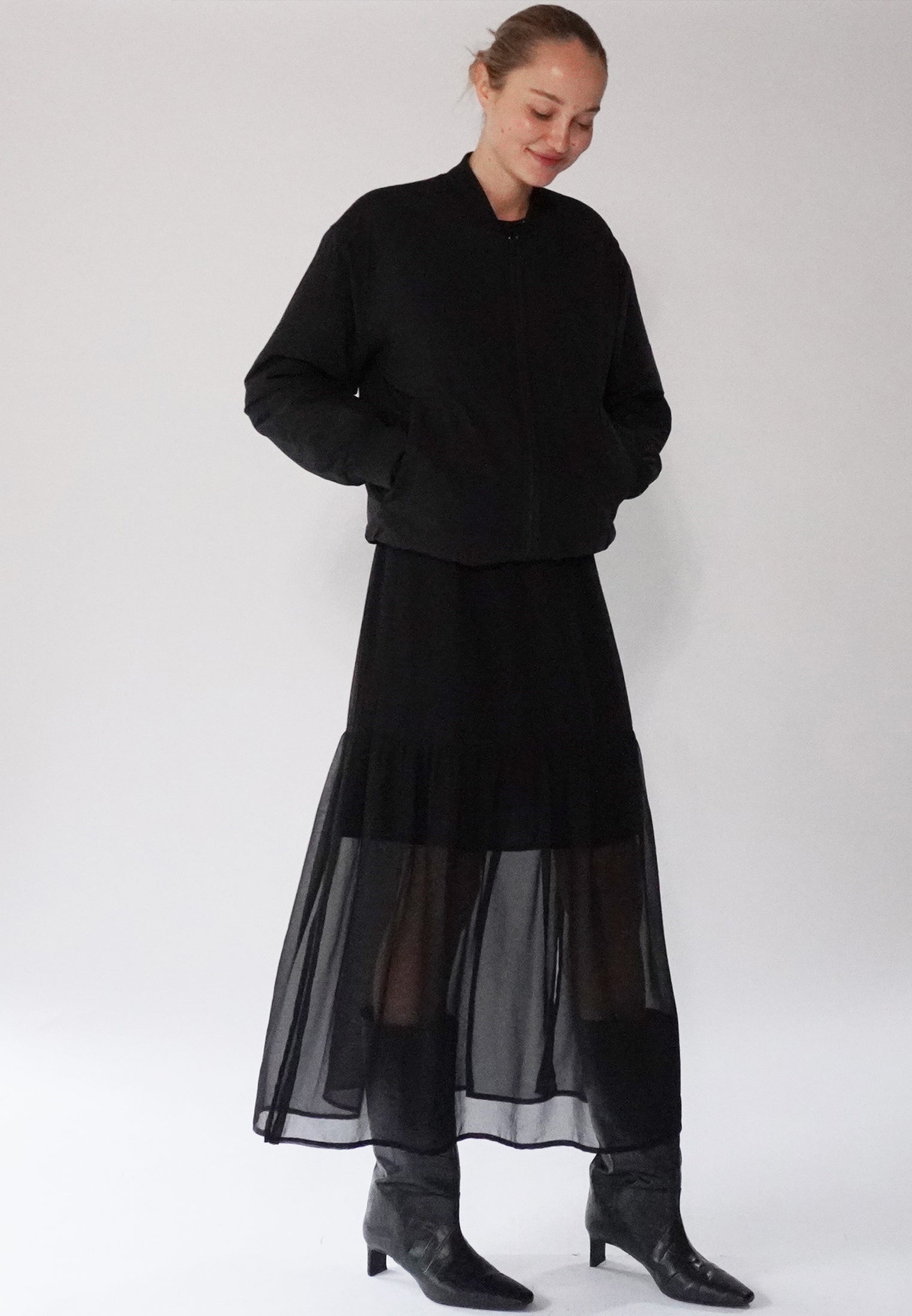 FLARE SKIRT BLACK