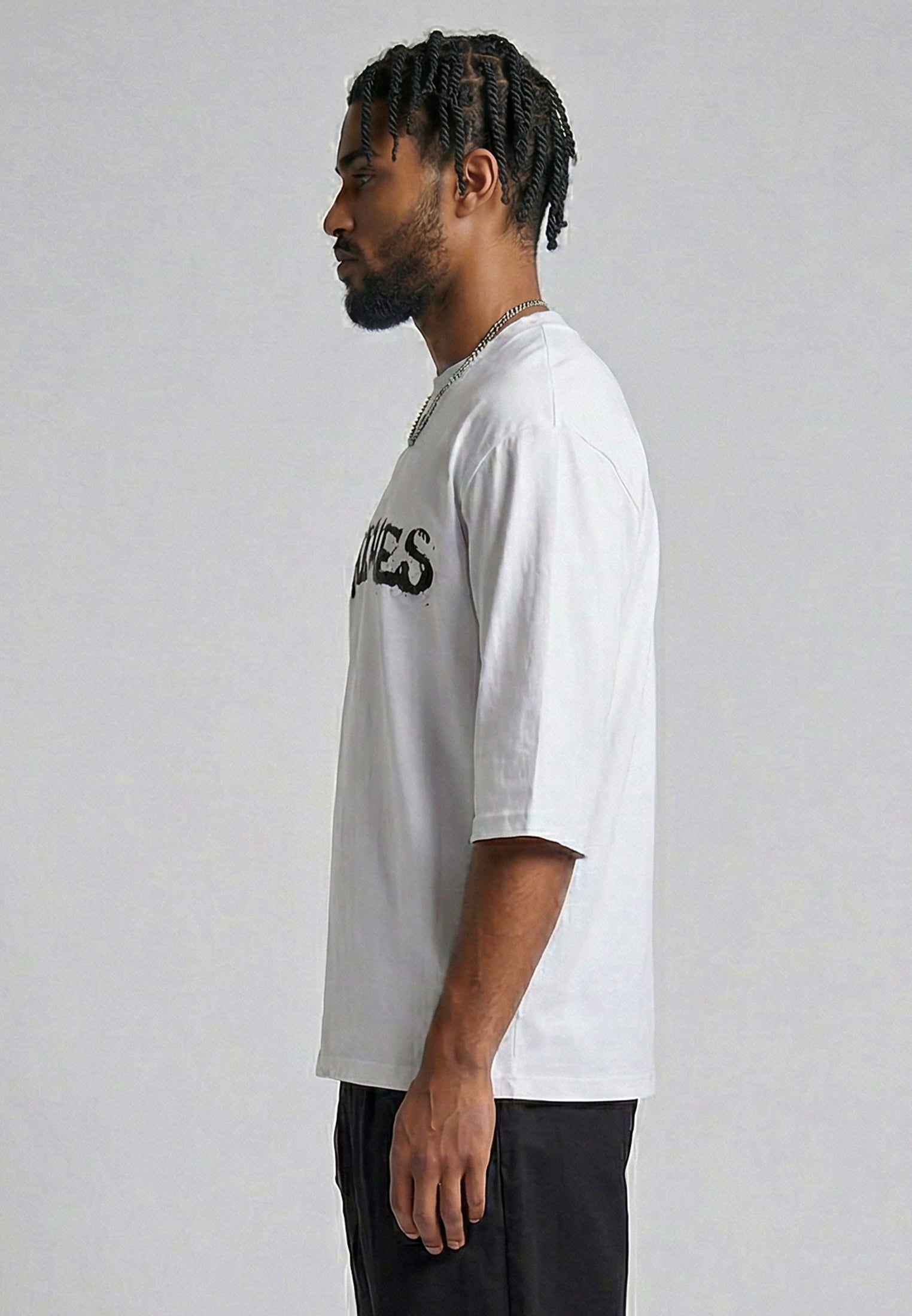 HARD TIMES T-SHIRT WHITE