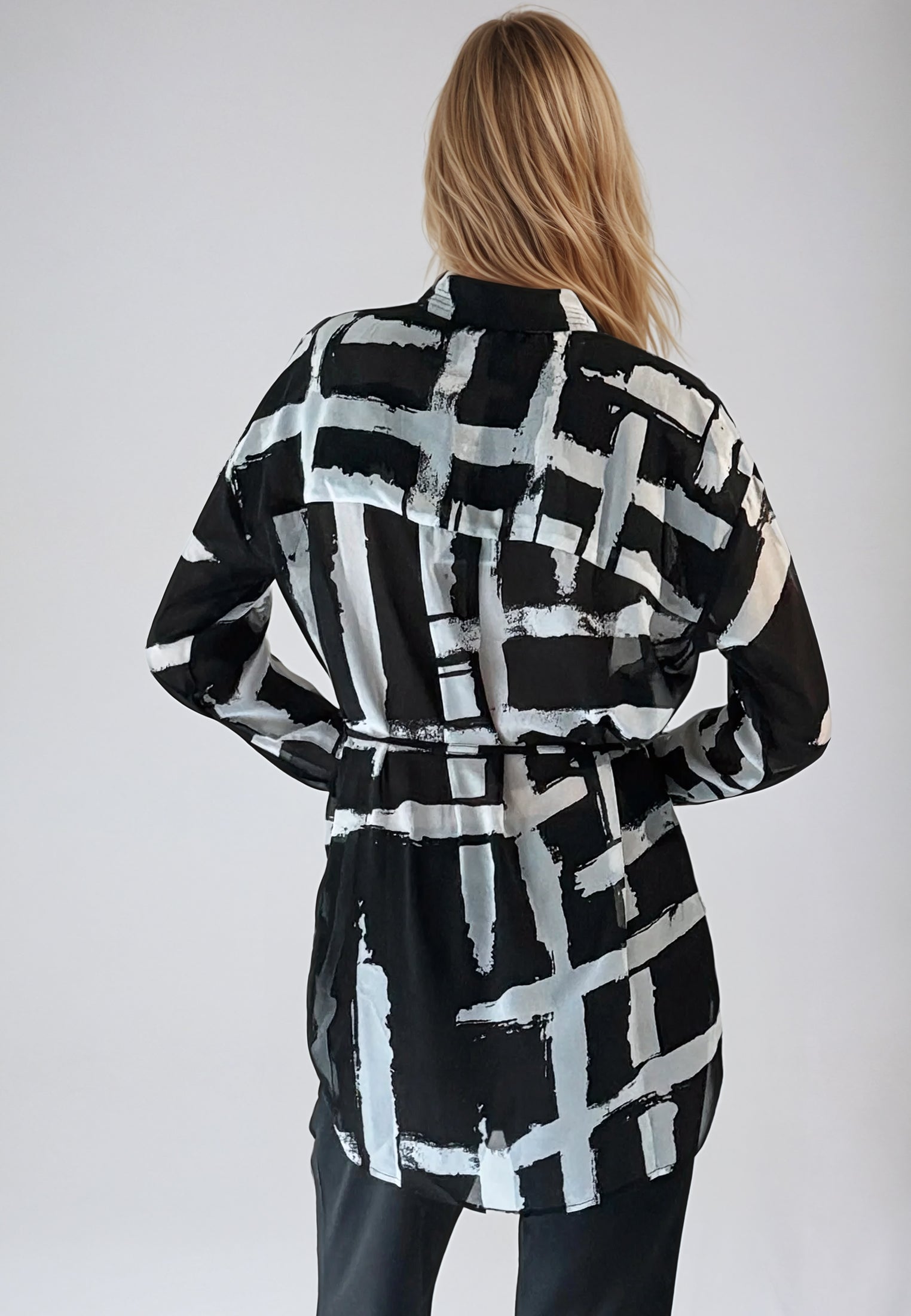 SOLSTICE SHIRT SELVAGE BLACK